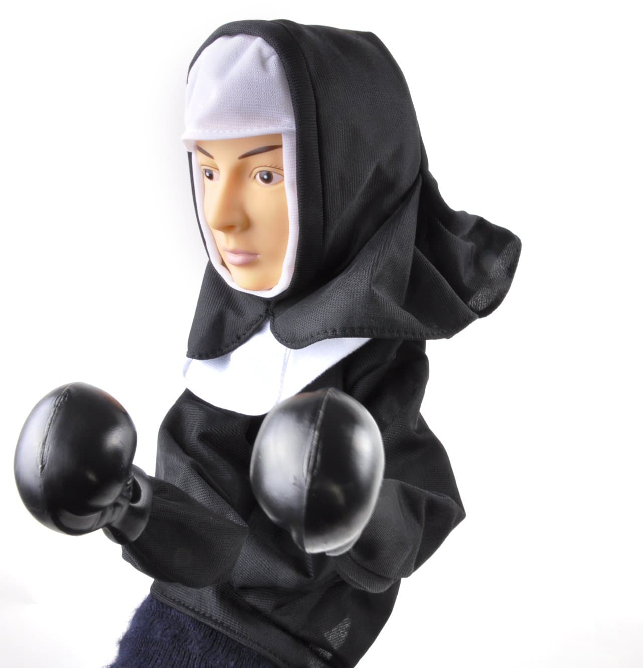 Mcphee Accoutrements The Punching Nun Puppet,13 inches,Multi-Colored