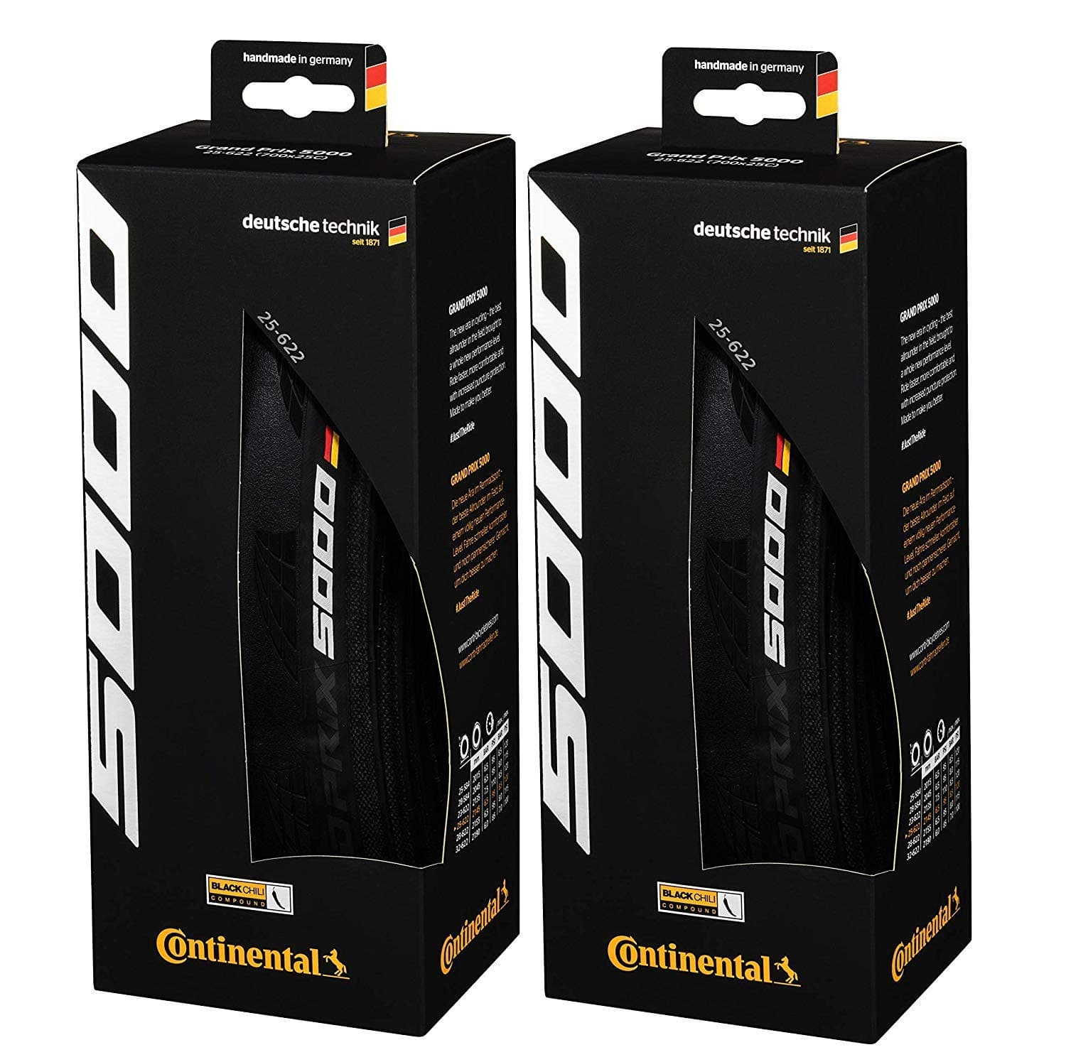 Continental Grand Prix 5000 Bike Tire - 2 Pack