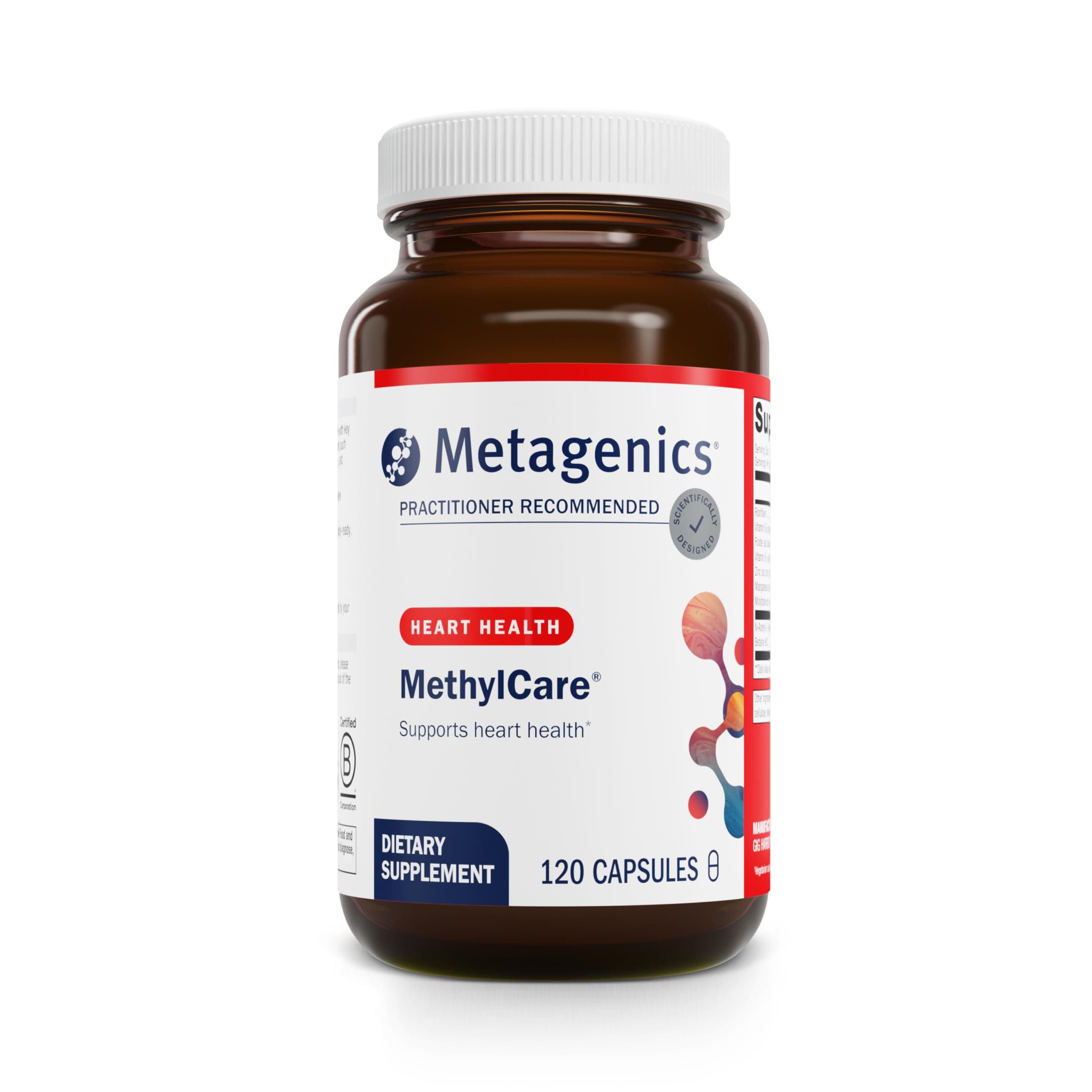 MethylCare - Folate L-5-MTHF, Methyl B12, B6, NAC & Betaine HCl - Supports Homocysteine Metabolism, Methylation & Heart Health - Non-GMO & Gluten-Free - 120 Capsules