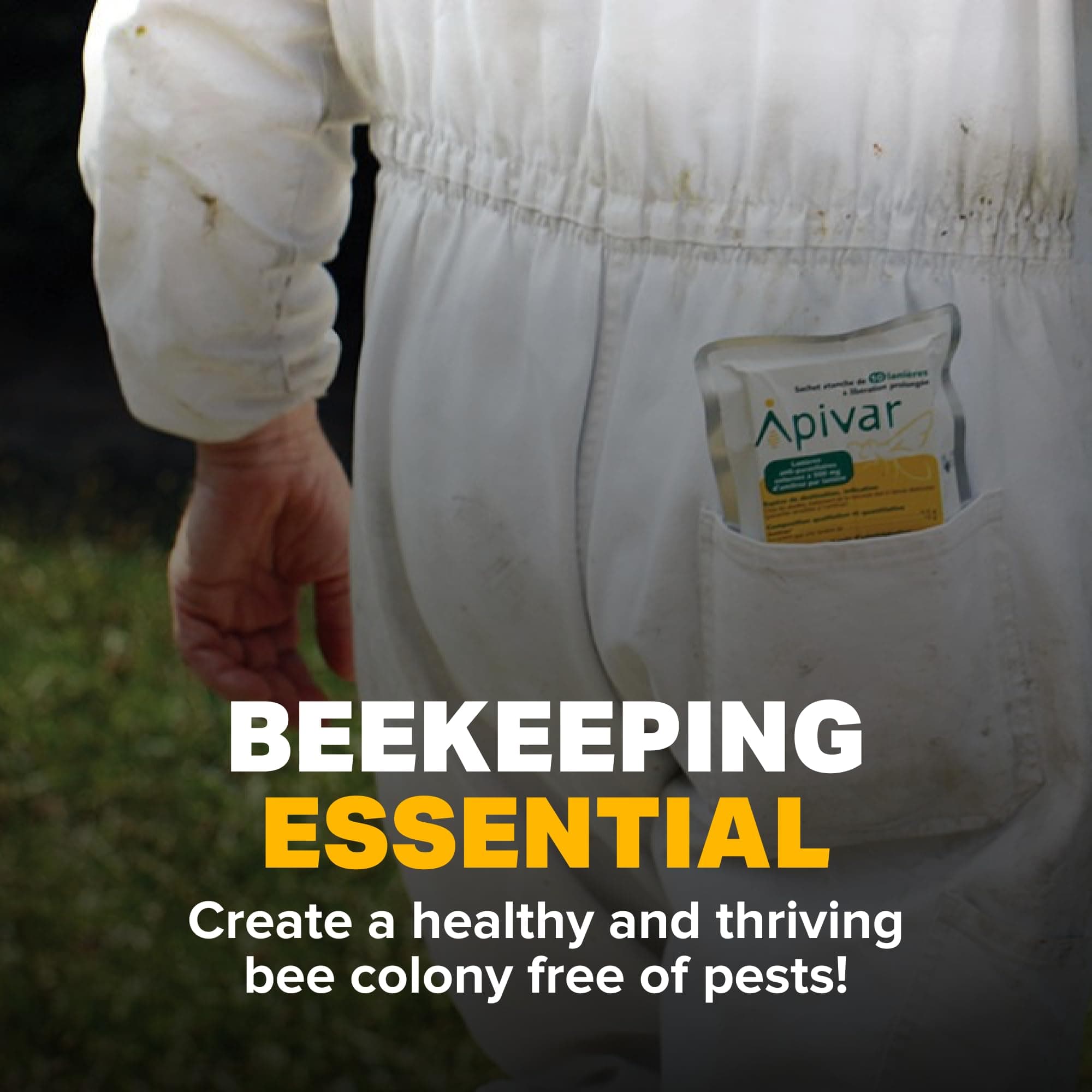 Mann Lake Apivar Strips, Mite Strips, Beetle Traps, Vacuumed Sealed, Beekeeping Essentials, Easy-to-Use, Safe & Effective.