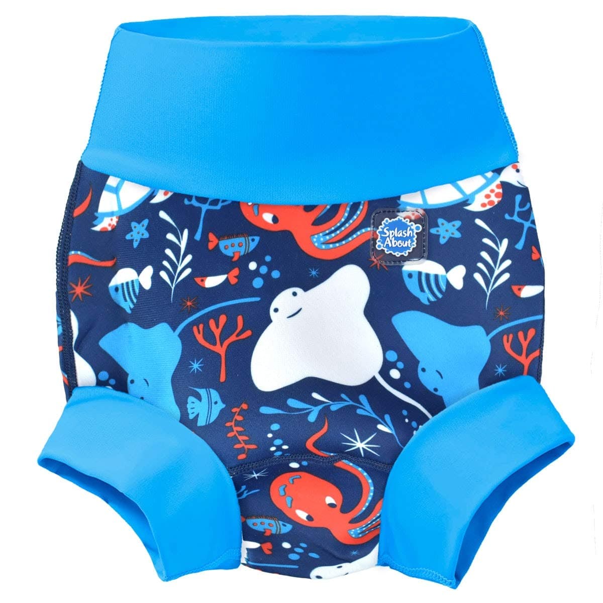 Splash About Happy Nappy Reusable Swim Diaper, Under the Sea, 12-24 Month