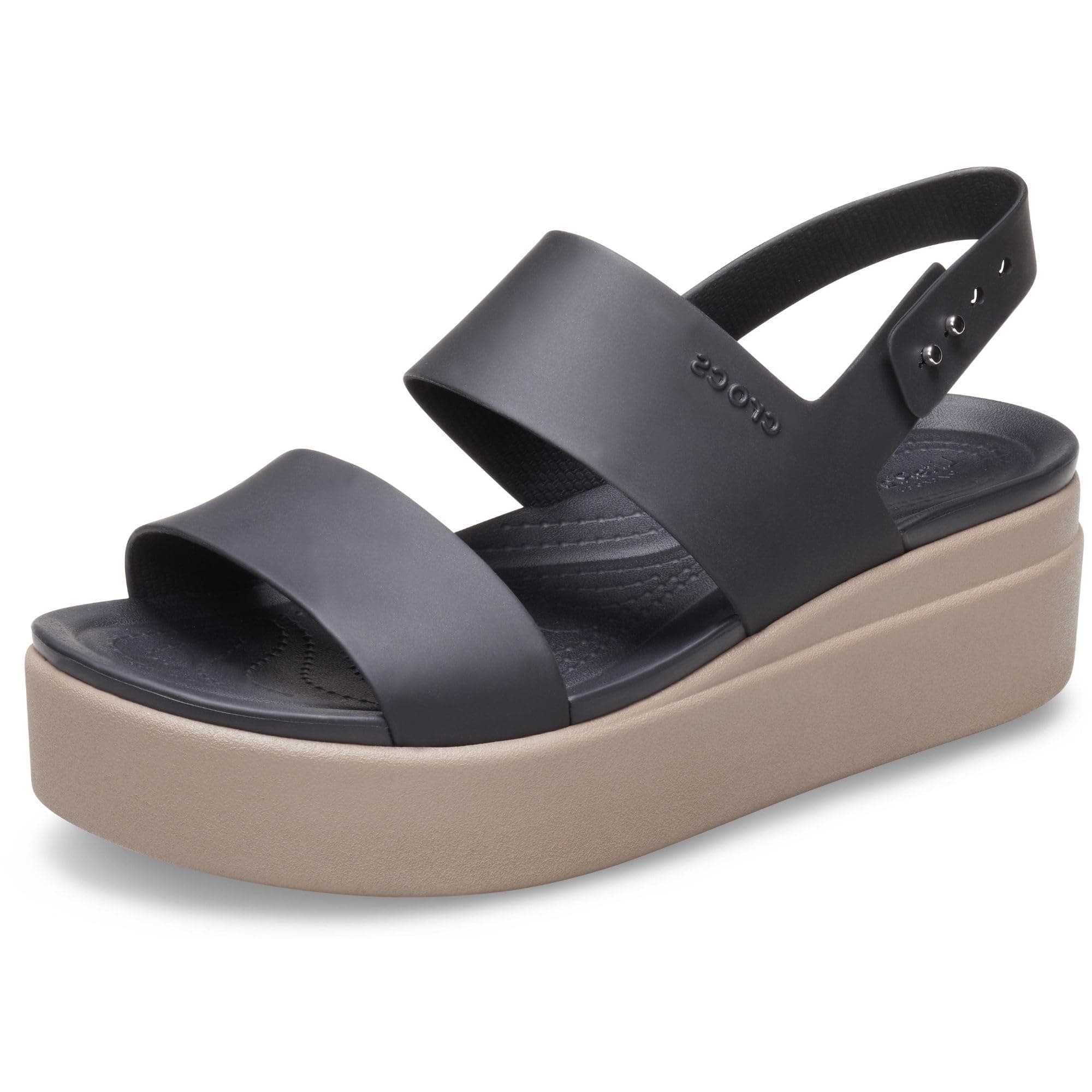 Crocs Brooklyn Strappy LowWdgW womens Wedge Sandal