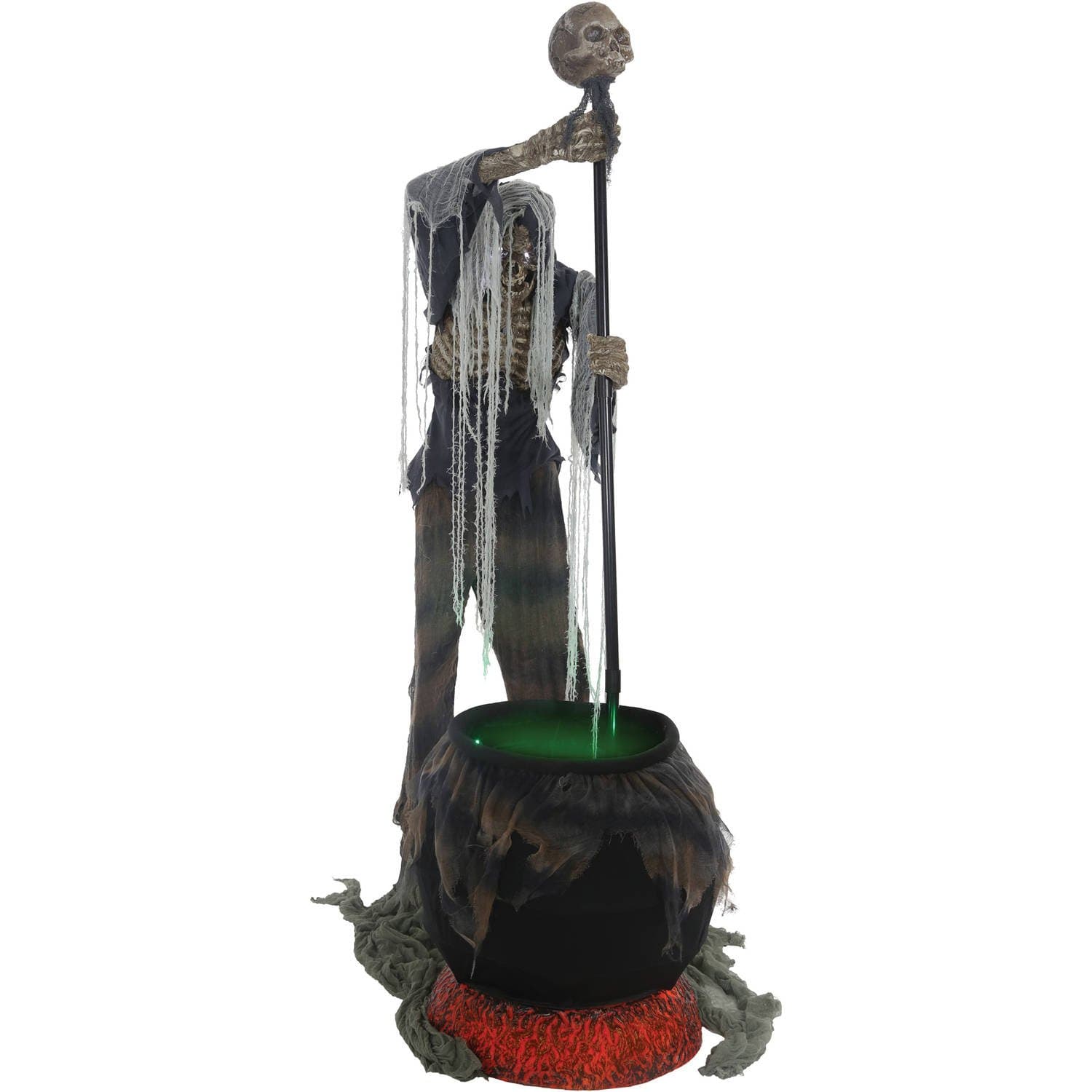 Cauldron Creeper Animated Halloween Decoration