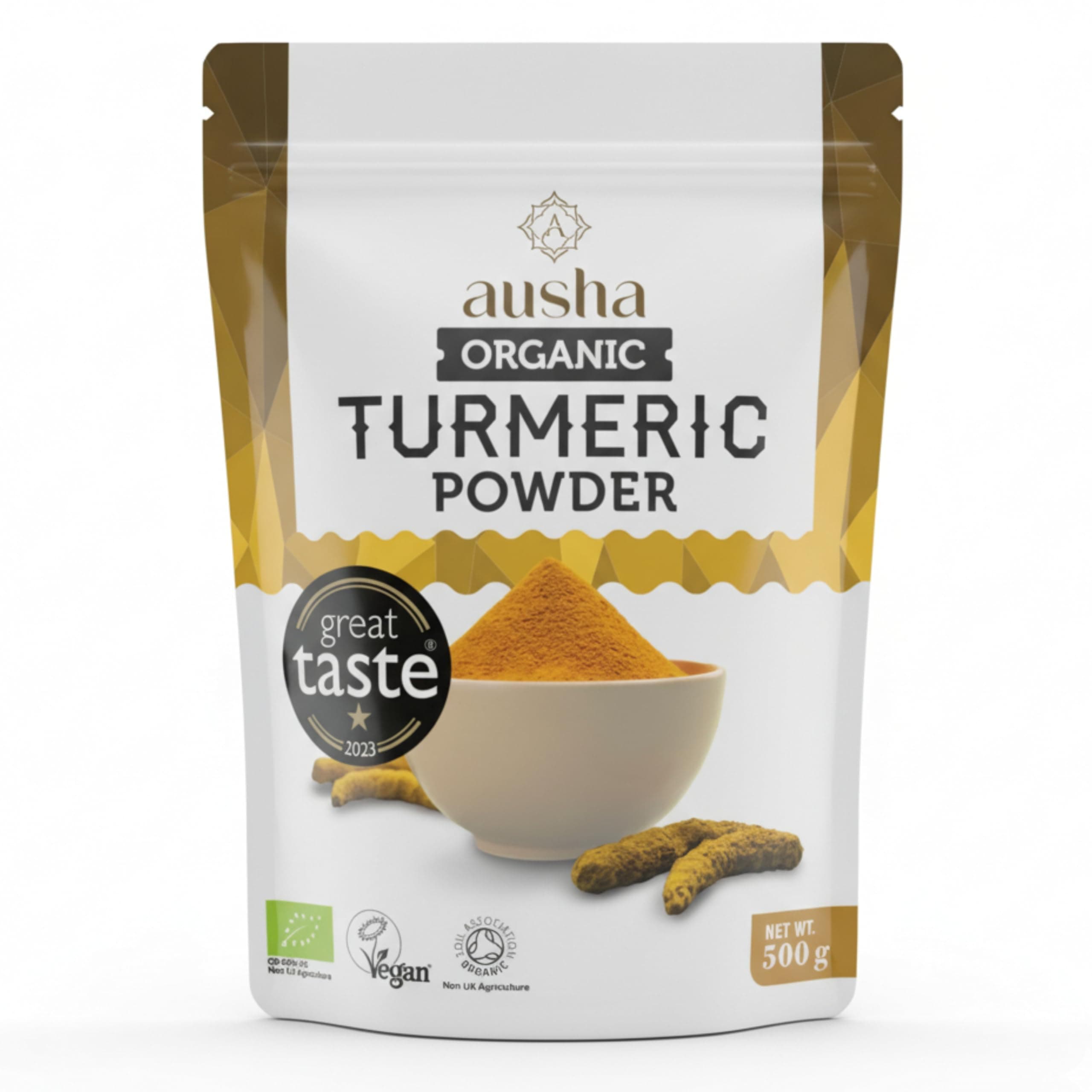 Organic Turmeric Root Powder 200g | 5-6% High Curcumin - UK Certified Organic
