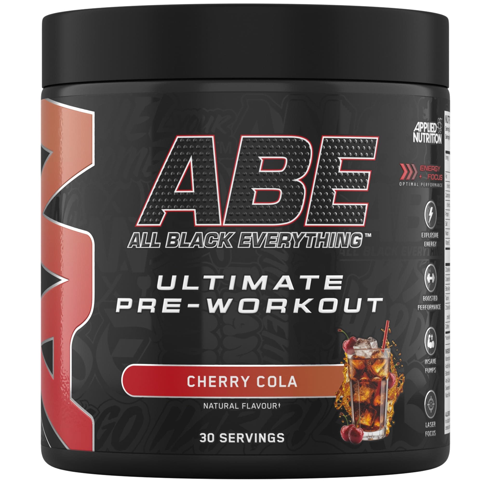 Applied Nutrition ABE Powder Pre Workout Food Supplement (375g - 30 Servings) (Cherry Cola)