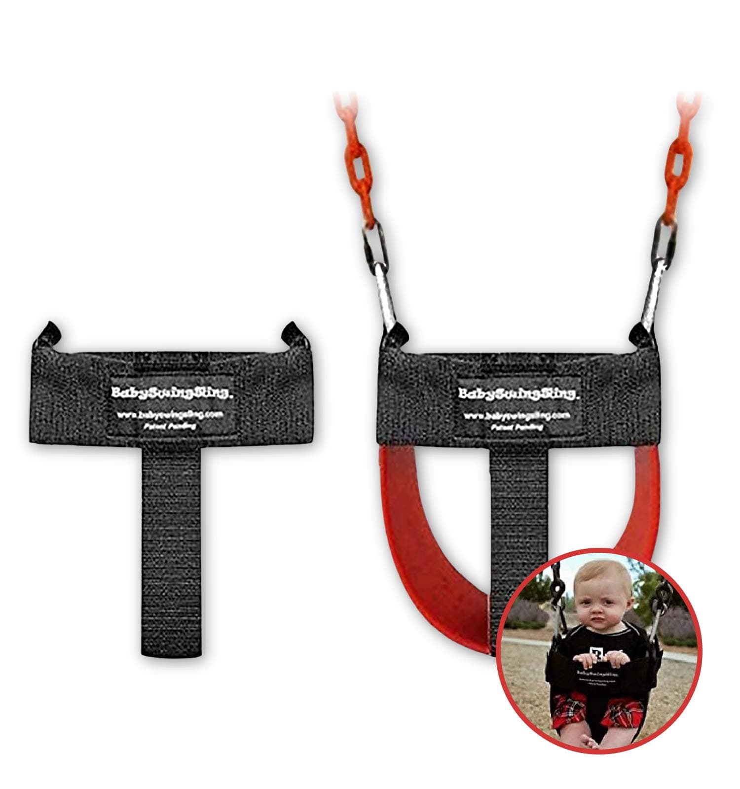 – This Baby Swing Attachment Converts Standard Park Swings for Infants and Toddlers – Portable, Lightweight, Holds Up to 50 Pounds – Ideal for Swing Training This Summer