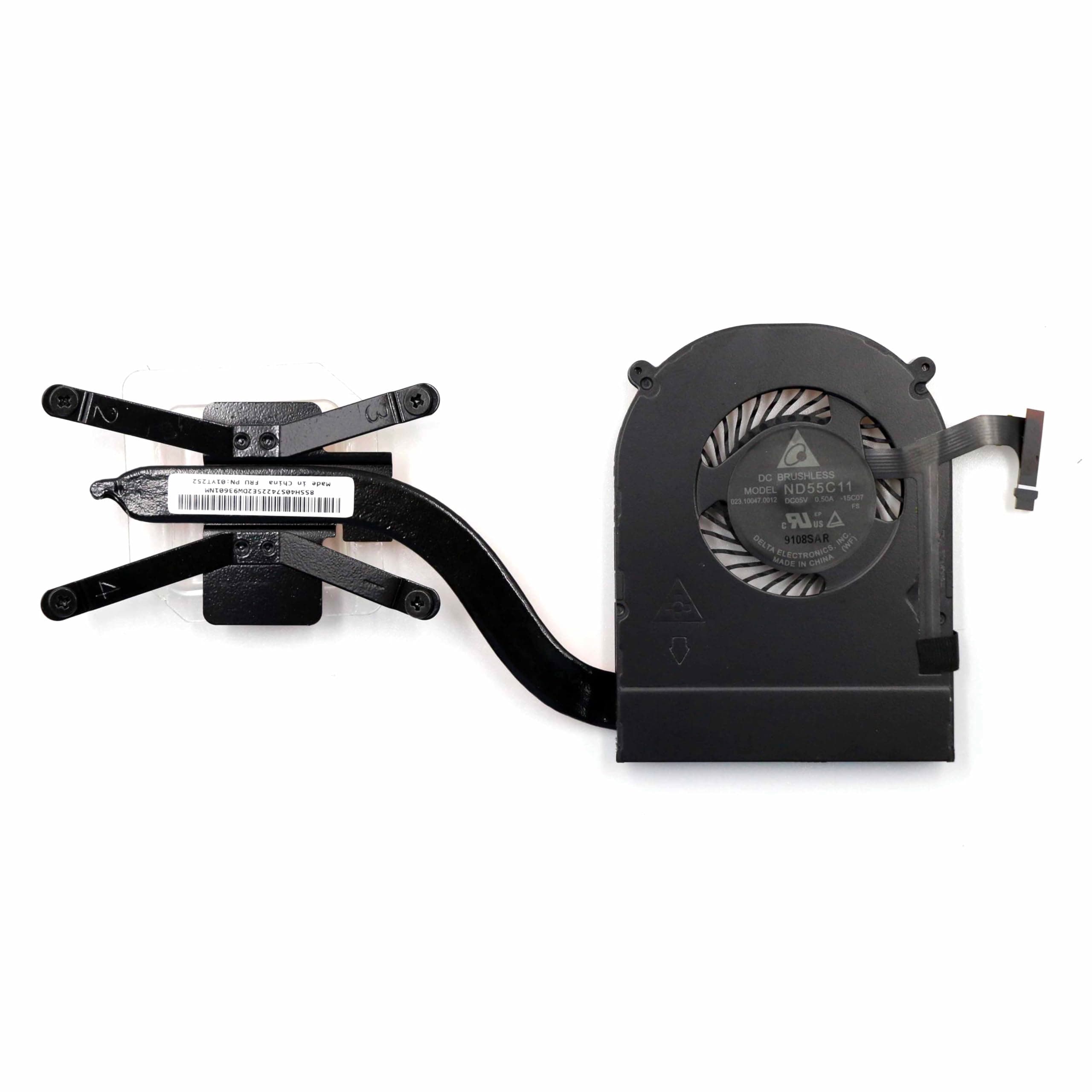 BestParts CPU Fan + Heatsink for Lenovo Thinkpad Yoga X1 Carbon 4th 2016 20FB 20FC Series Laptop 01AX999 01AX830 ND55C33 01AW976 00JT800 BAZB0505R5H 023.10084.0011 C16-00-Z-93O-002F