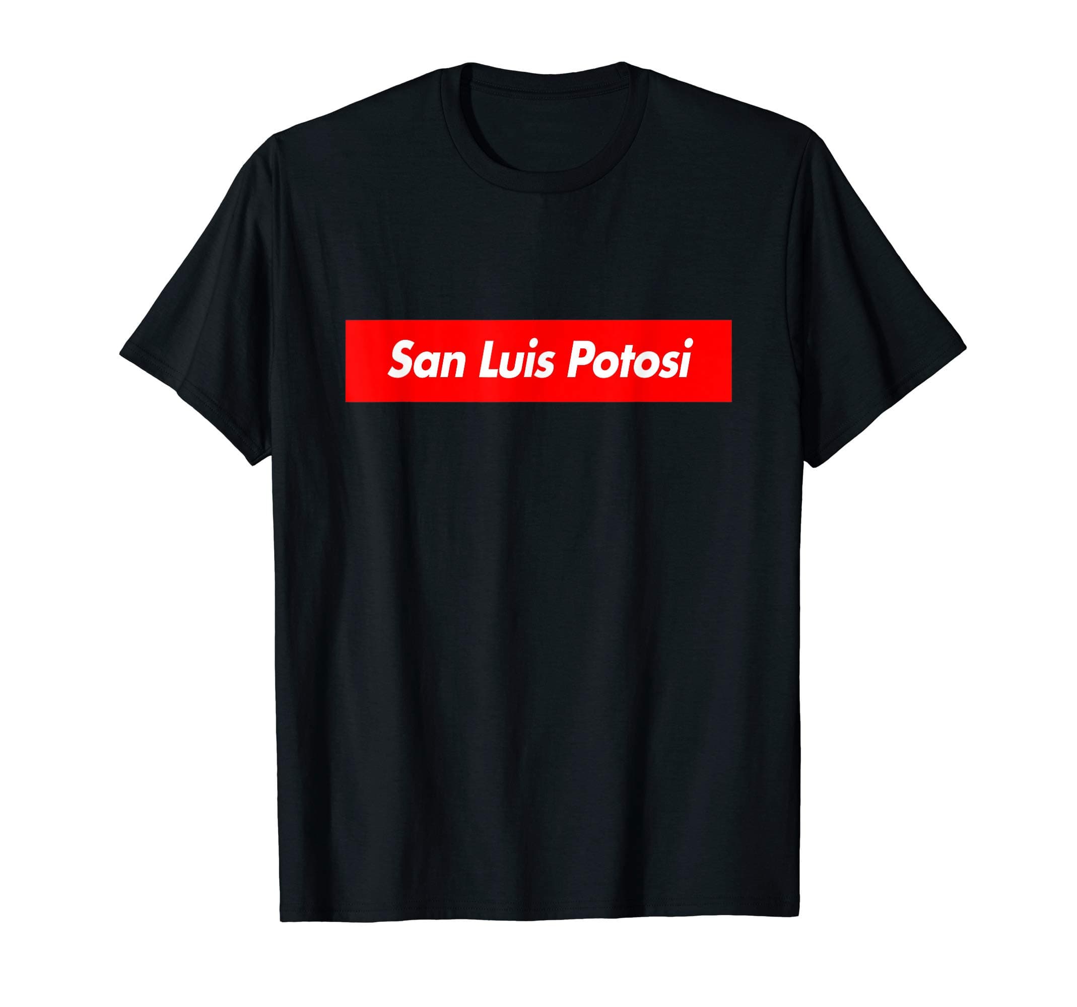 San Luis Potosi Red Box Logo Funny T-Shirt