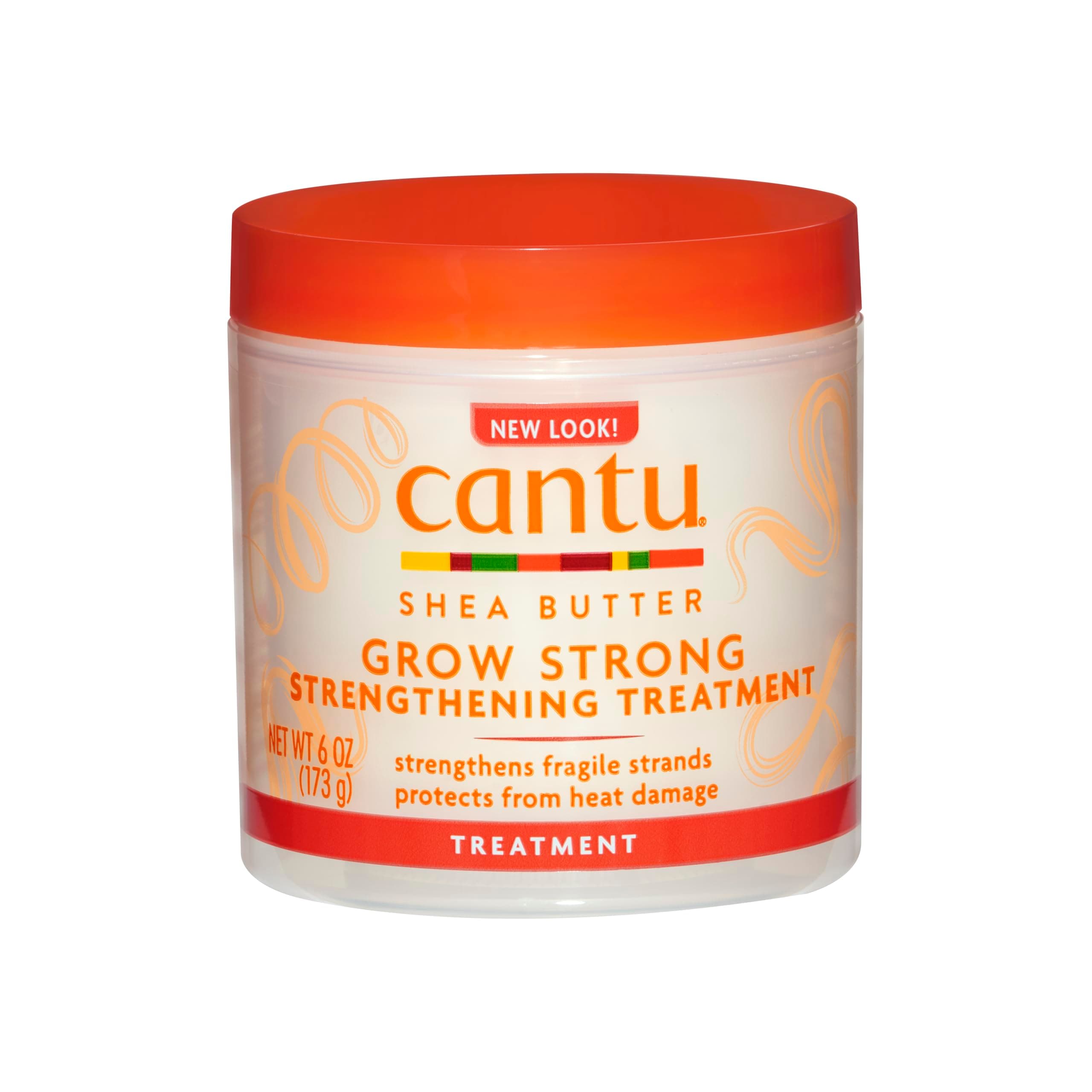 Cantu Grow Strong Strengthening Treatment With Shea Butter, 6 Ounce
