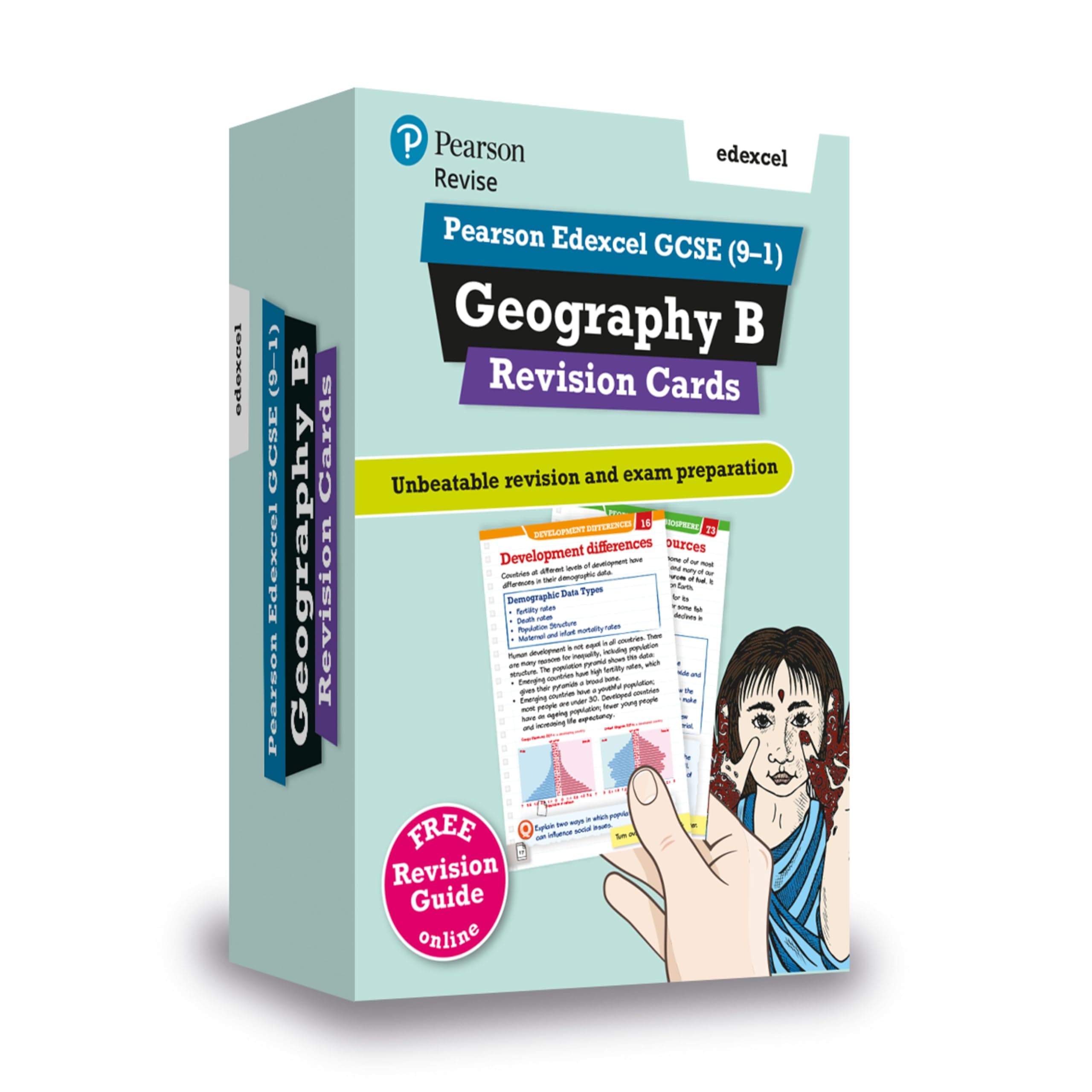 Pearson REVISE Edexcel GCSE Geography B Revision Cards - for 2026, 2027 exams