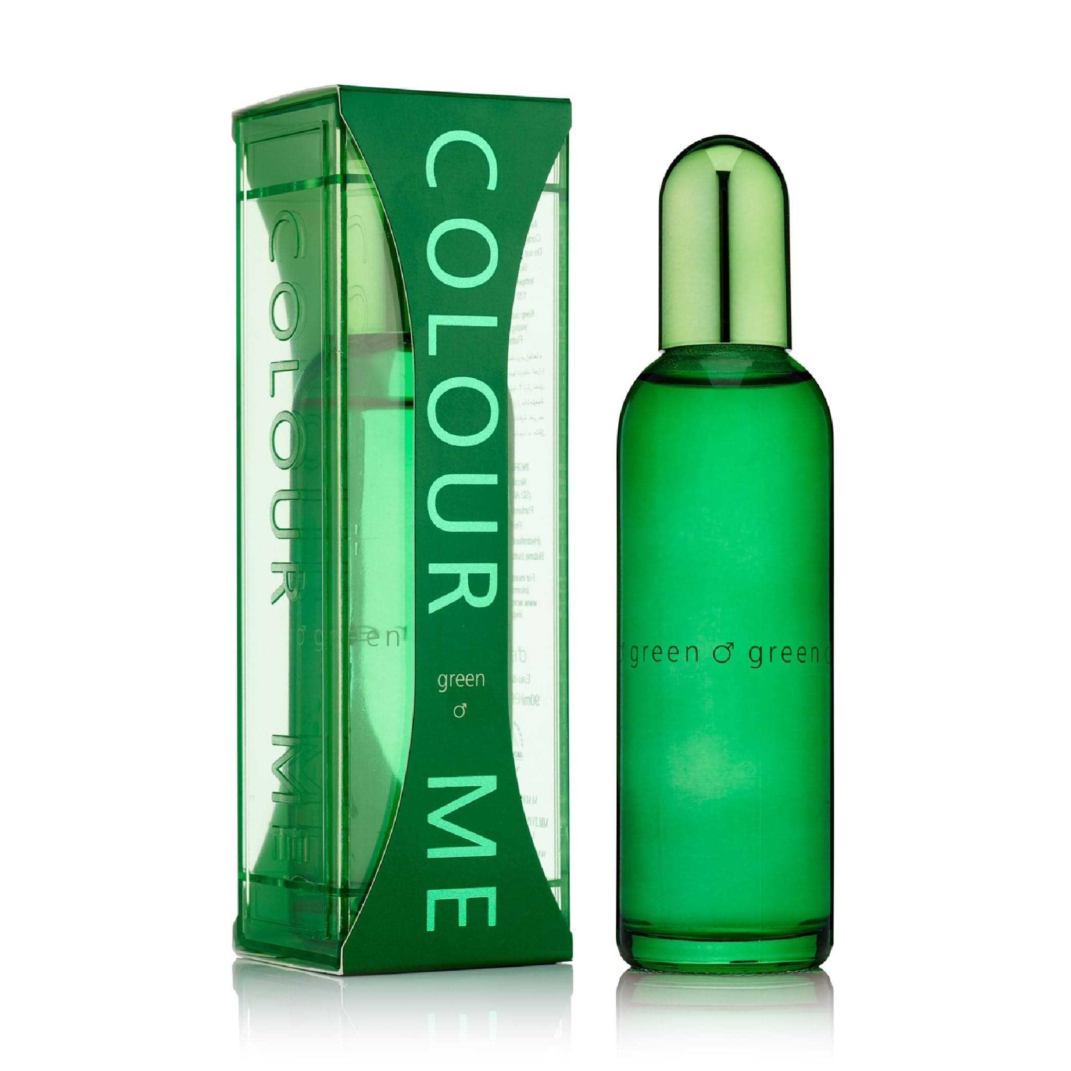 Colour Me | Green | Eau de Toilette | Fragrance Spray for Men | Oriental Fougere Scent | 3 oz