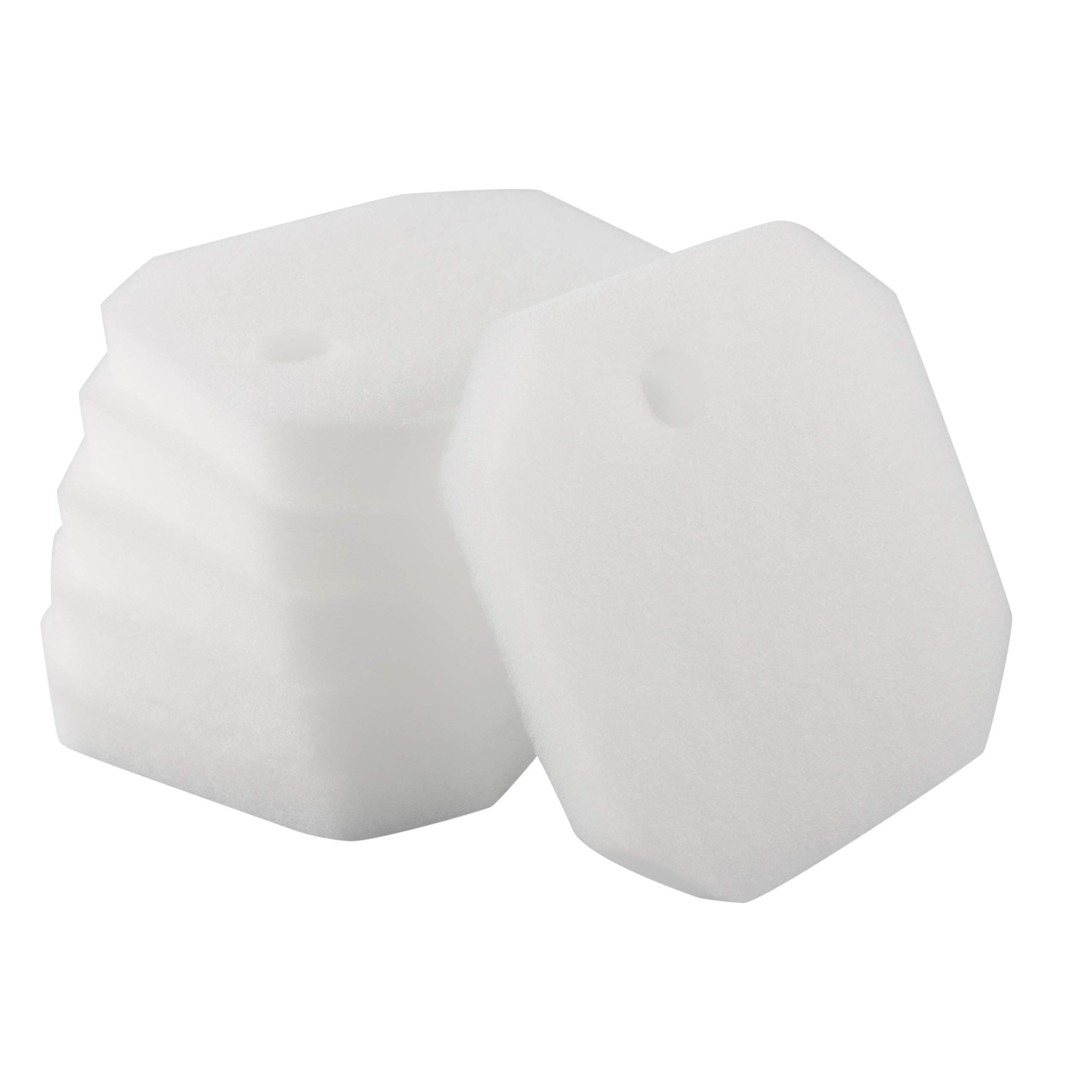 LTWHOMEReplacement White Fine Filter Pads Fit for Eheim 2616225 Professional 2222/2324 and Experience 150/250/250T (Pack of 6)