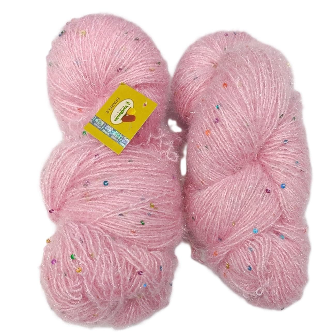 My Baby Shop Vardhman Sitara Sparkle Knitting Yarn(200Grm) Best Used with Knitting Needles, Crochet Needles,Suitable for Knit Sweater, Cap,Top,Crop Top,(Kids,Gents,Ladies)(Shad no-19)