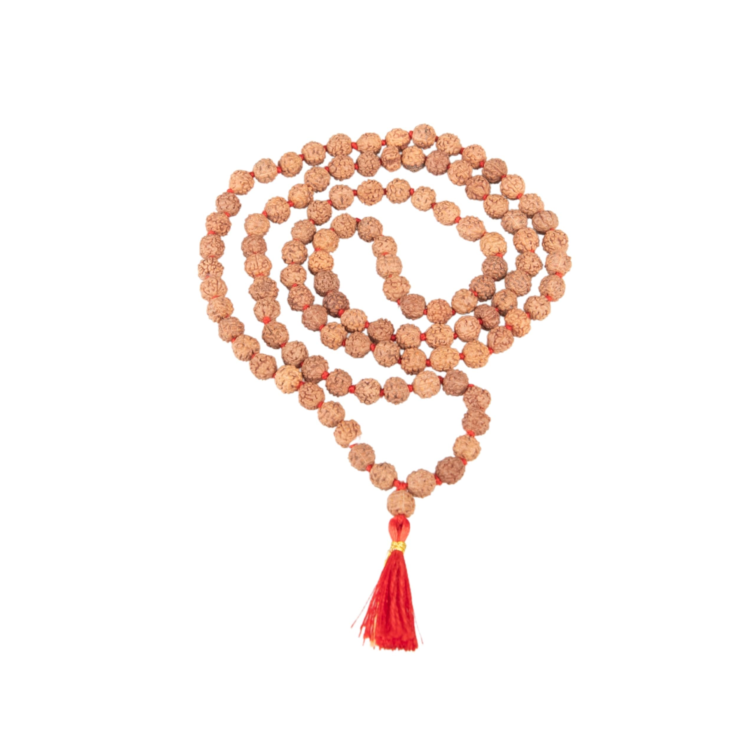 Authentic Rudraksha Natural Gemstone Yoga Meditation Beads Bracelet Free Size Wrist Friendship Band Unisex Adjustable Friendship Bracelet Rakhi Gift Free size