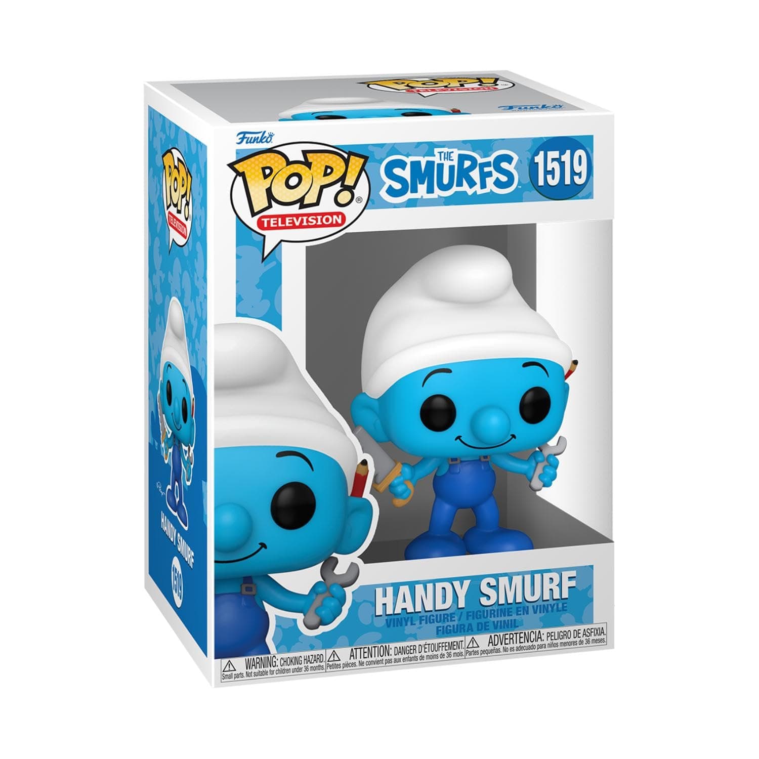 POP! TV: Papa Smurfs - Handy Papa Smurf - SMURFS - Collectable Vinyl Figure - Gift Idea - Official Merchandise - Toys for Kids & Adults - TV Fans - Model Figure for Collectors and Display