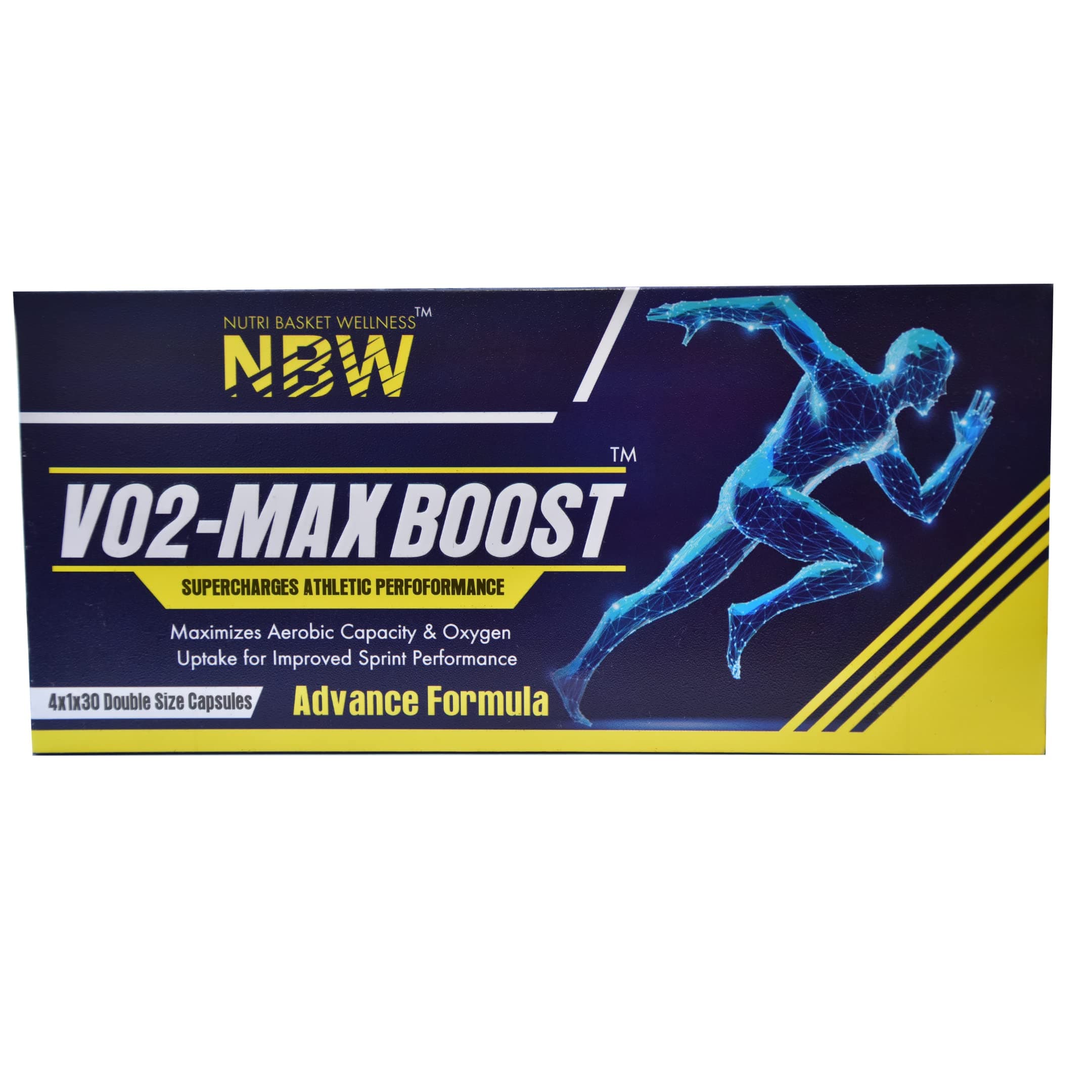 NBW VO2 Max Boost | Improves Aerobic Capacity and Oxygen Uptake | Better Sprint Performance (120 Capsules)