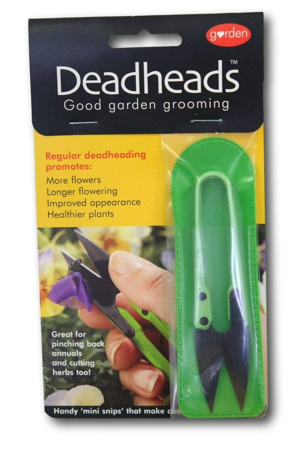 New Deadheads Green Deadheading Garden Mini Handy Snips Snippers