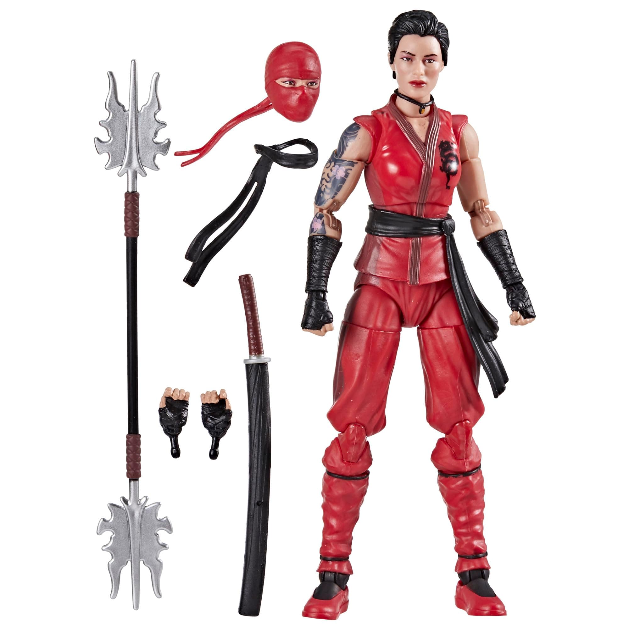 G.I. JOE Classified Series #124, Kim Jinx Arashikage, Collectible 6-Inch Ninja Action Figure with 7 Accessories
