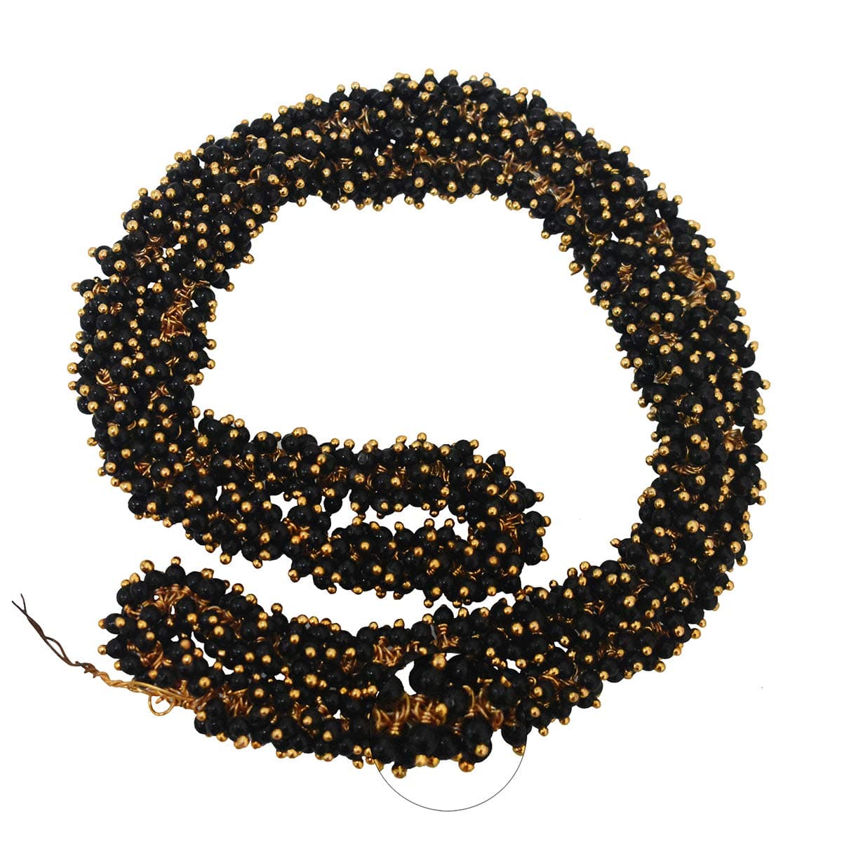 EmbroideryMaterial 3MM Black Loreal Charm Pearls Small Beads for Jewellery Making, Embroidery Work, Bracelet, Craft, Bag, DIY (1300 Pieces)