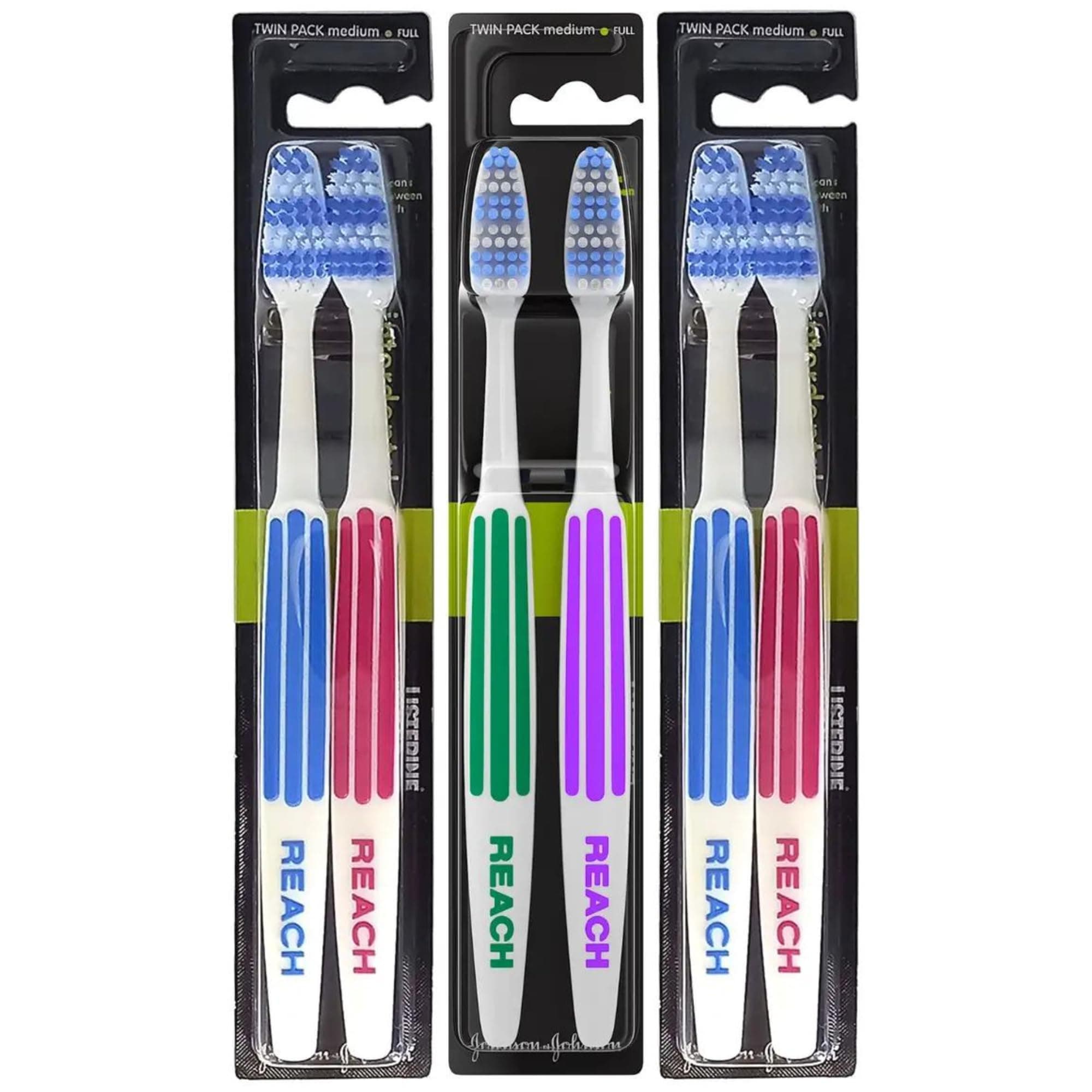 Reach Interdental Toothbrush Medium Head Duo Pack (Pack of 3)
