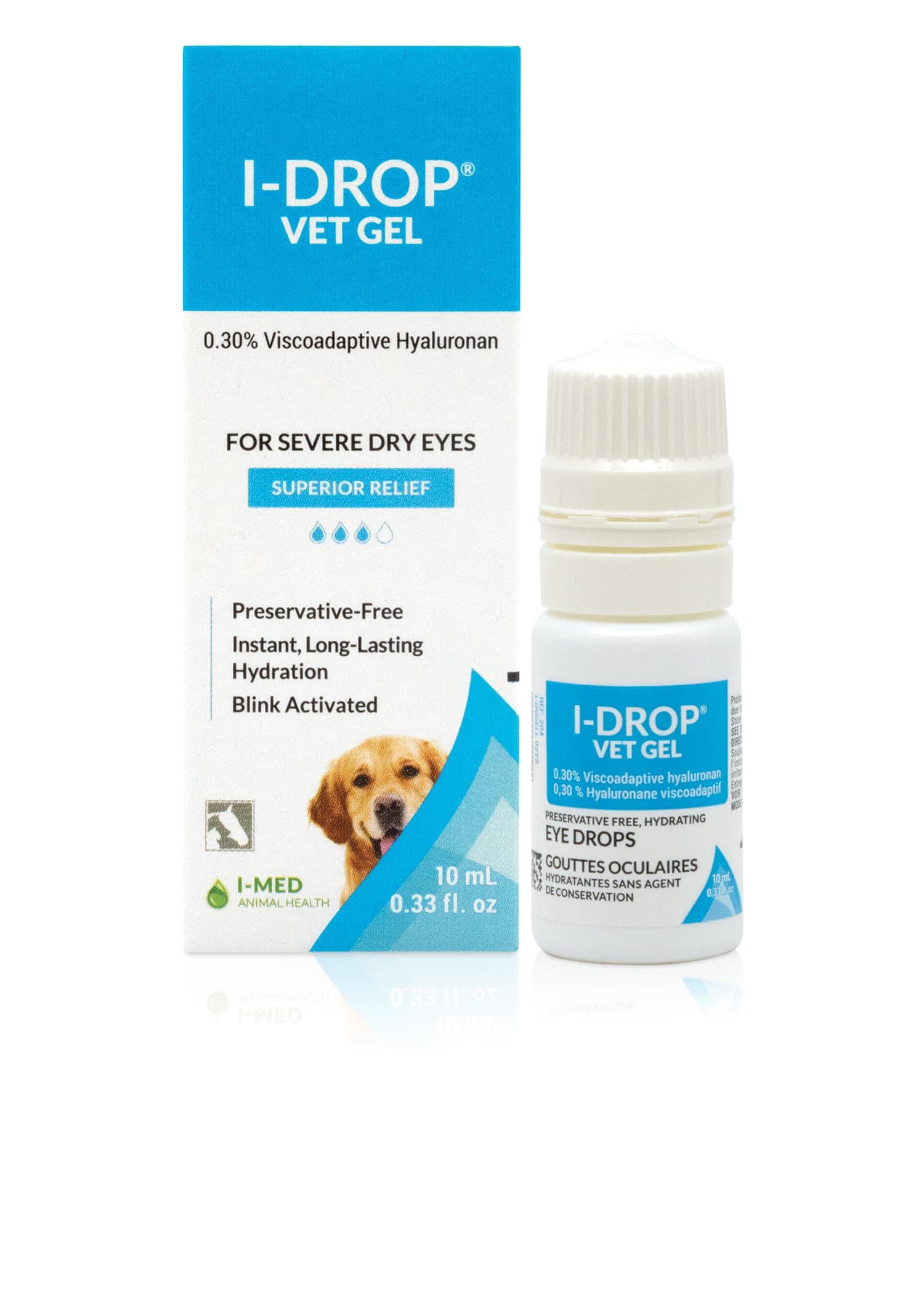 I-Med I-Drop Vet Gel for Dogs 10mL Bottle