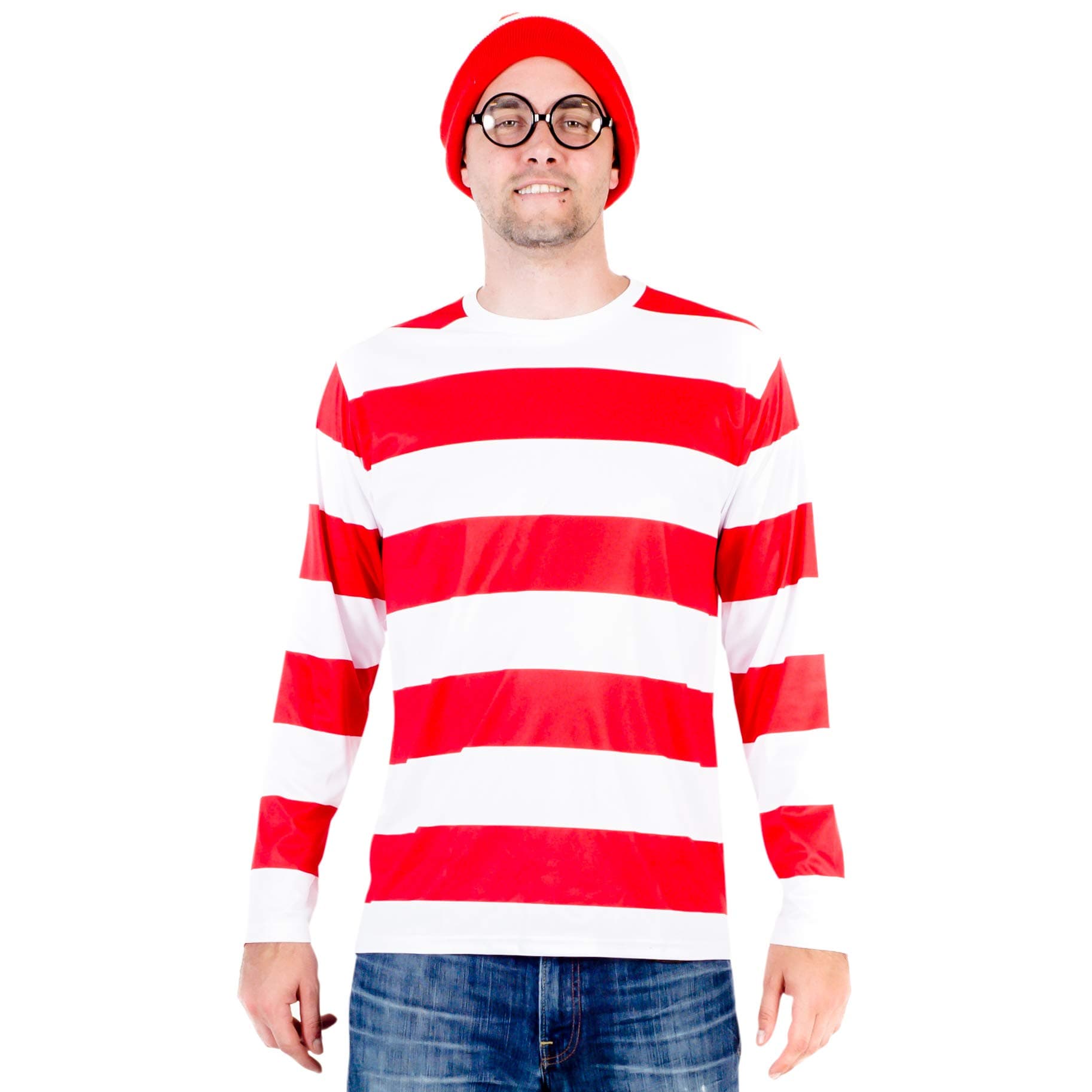 Shirt Hat and Glasses Deluxe Halloween Costume Cosplay