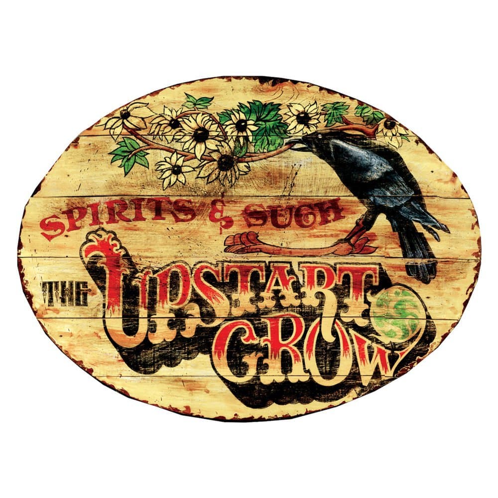 Upstart Crow Wall Art - 24W x 20H in.