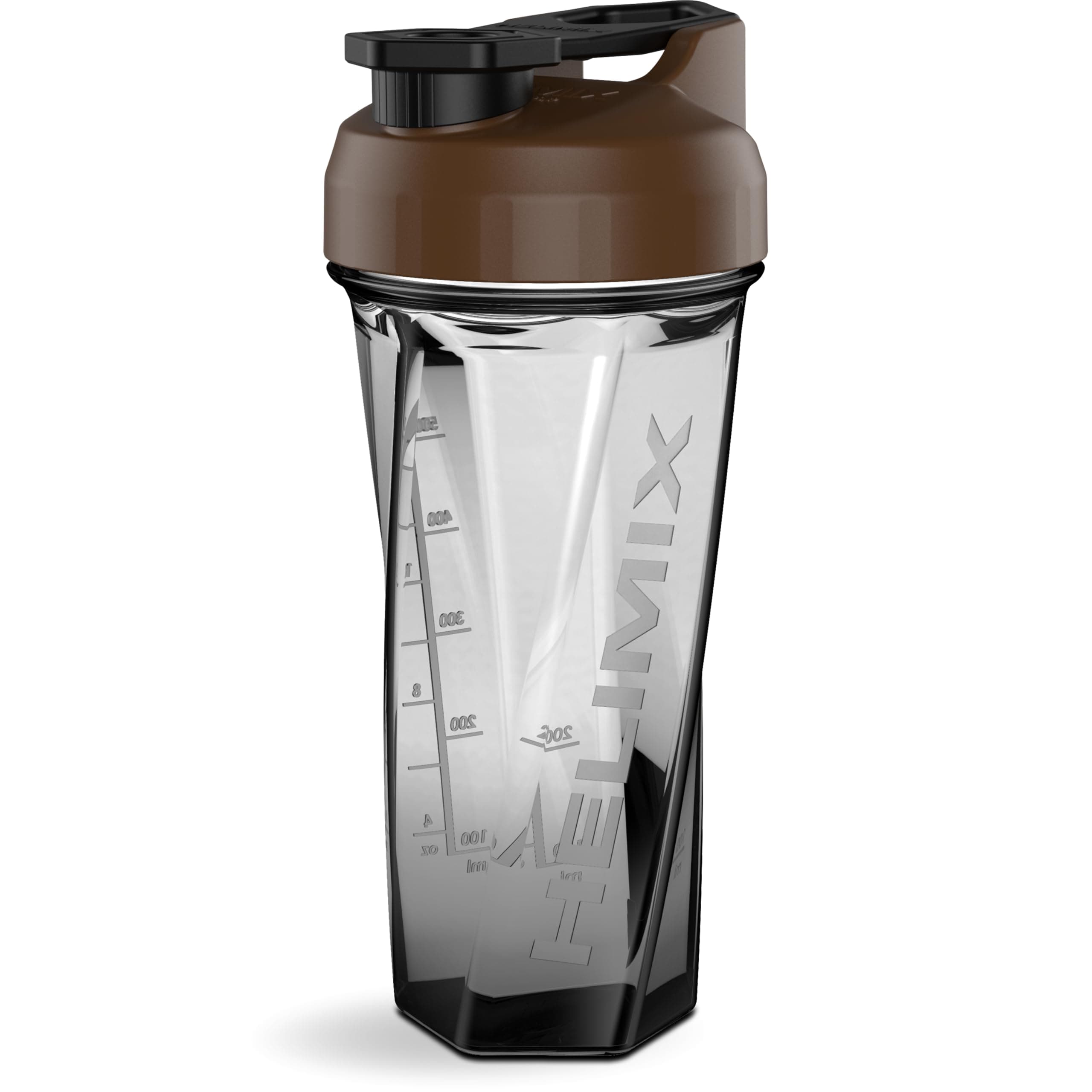 Helimix 2.0 Vortex Blender Shaker Bottle Holds upto 28oz | No Blending Ball or Whisk | USA Made | Portable Pre Workout Whey Protein Drink Shaker Cup | Mixes Cocktails Smoothies Shakes | Top Rack Safe