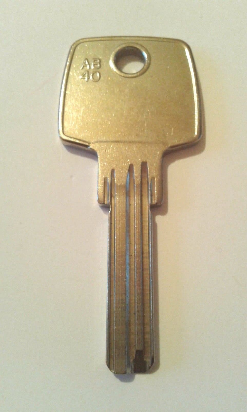 2 X AB40 SILCA/ABUS KEY BLANKS