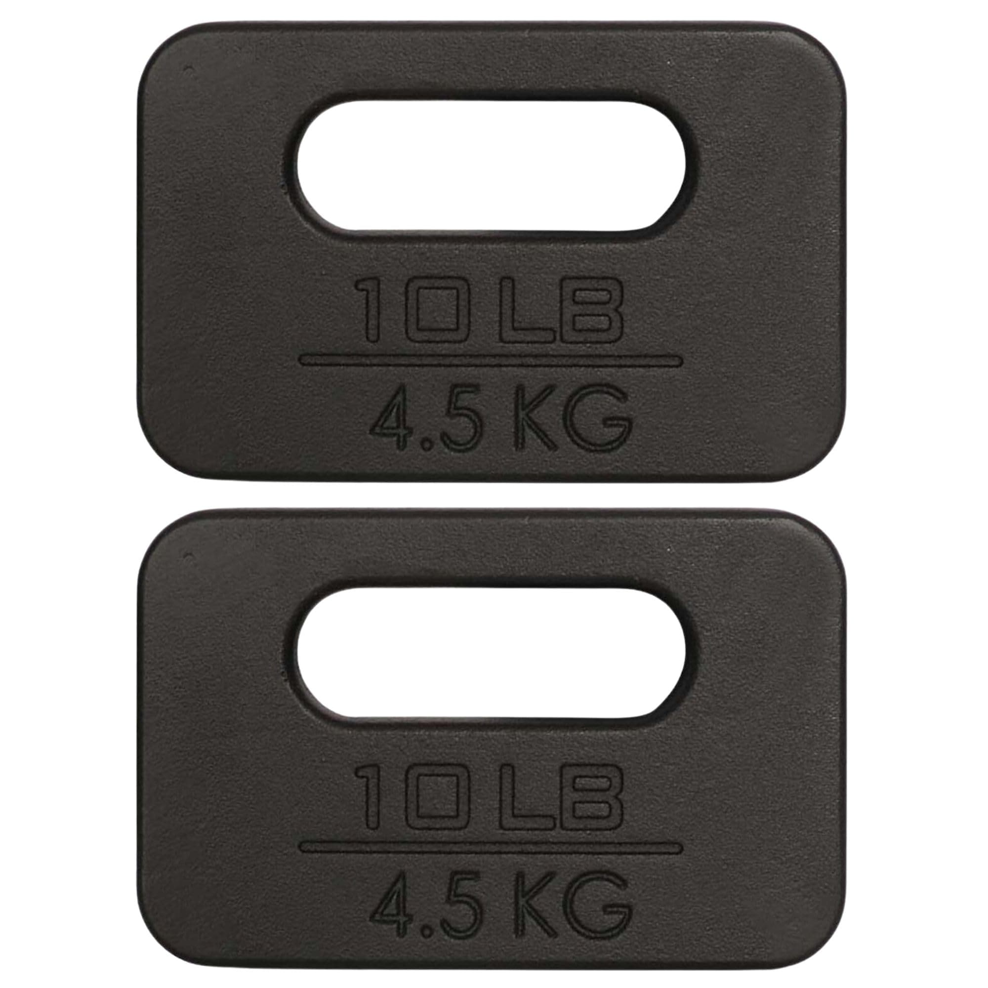 Cast Iron Ruck Plate, Weighted Plate for Rucking, Swings, Squat, Strength Training - Multiple Weights: 10LB to 45LB
