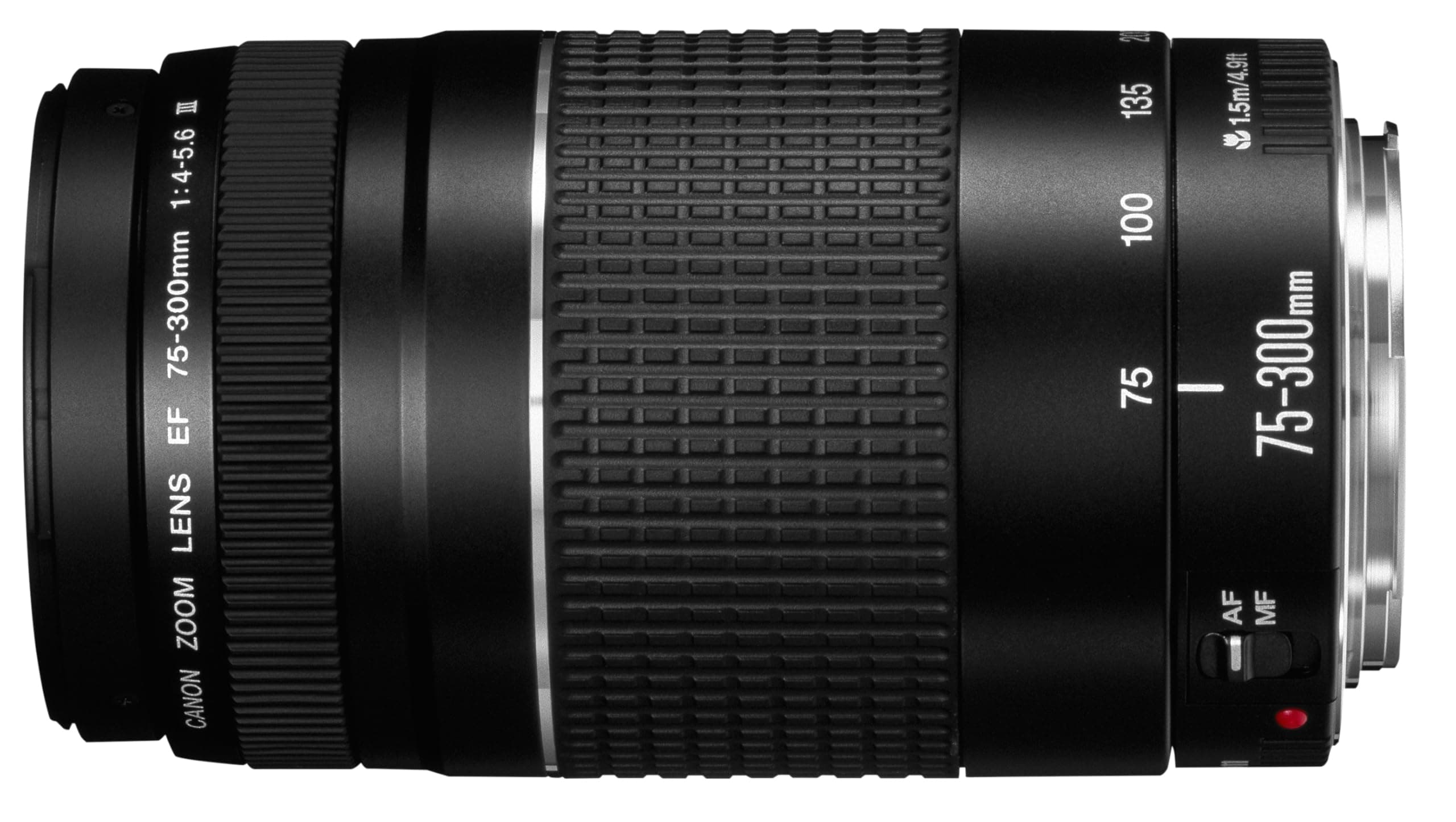EF 75-300mm f/4-5.6 III Telephoto Zoom Lens (Black)