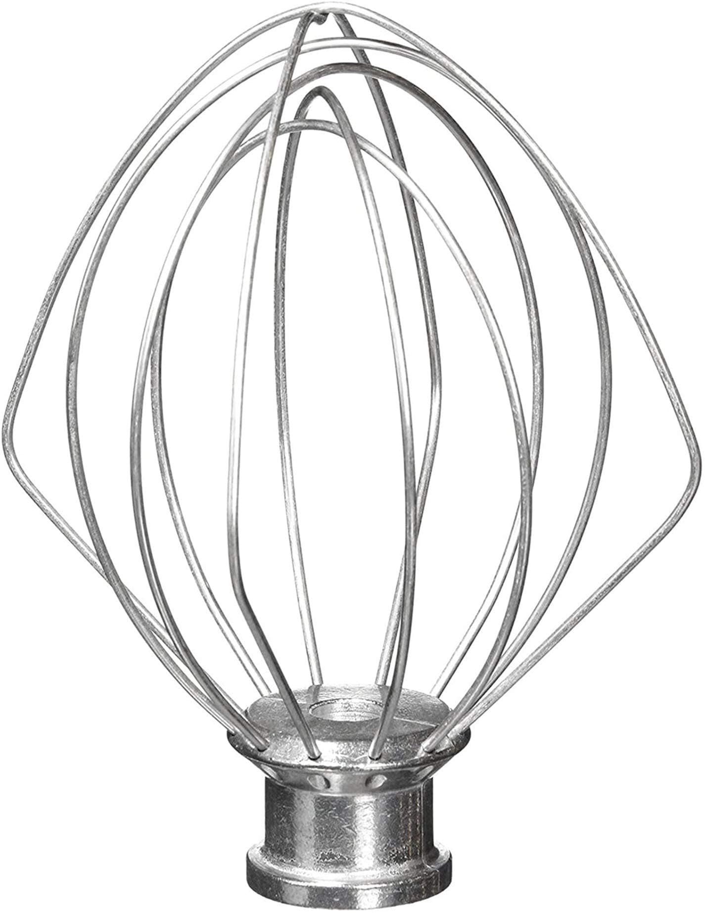 TIZZE 6-Wire Whip Attachment Fits KitchenAid Tilt-Head Stand Mixer Replace K45WW, Stainless Steel, Egg Heavy Cream Beater, Cakes Mayonnaise Whisk