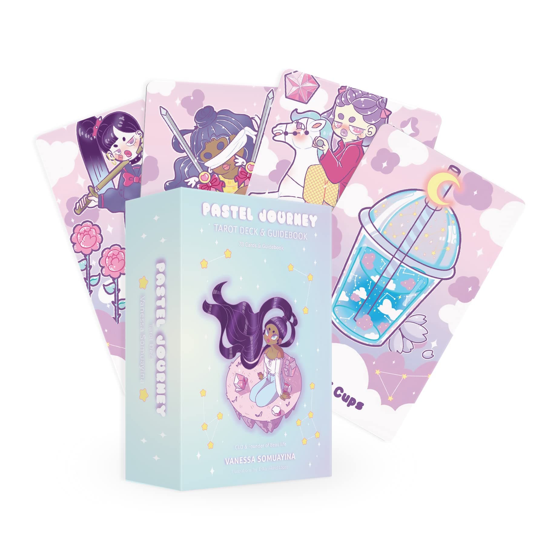 The Pastel Journey Tarot Deck & Guidebook