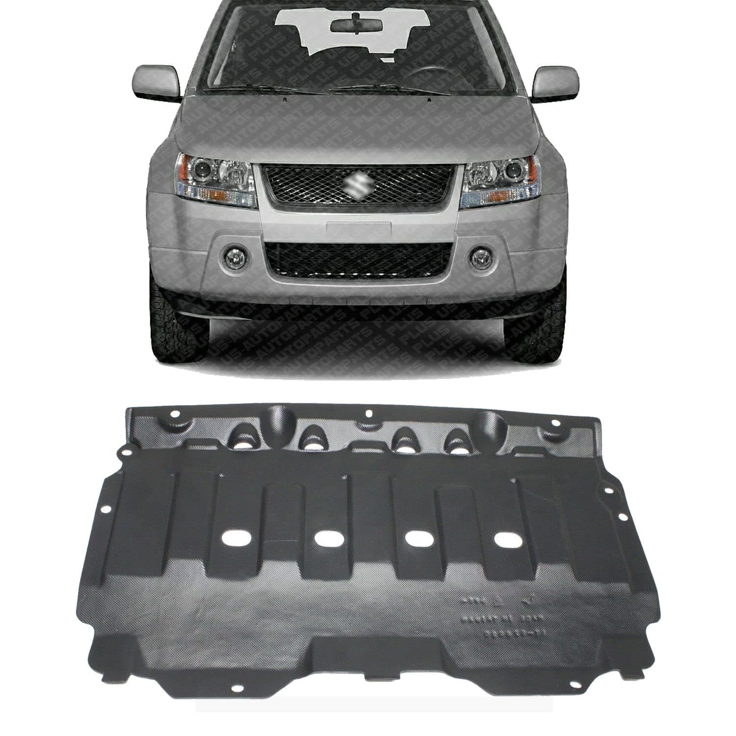 New Front Engine Splash Shield Under Cover Direct Replacement for Suzuki Grand Vitara 2006-2013 1318065J00 SZ1228106