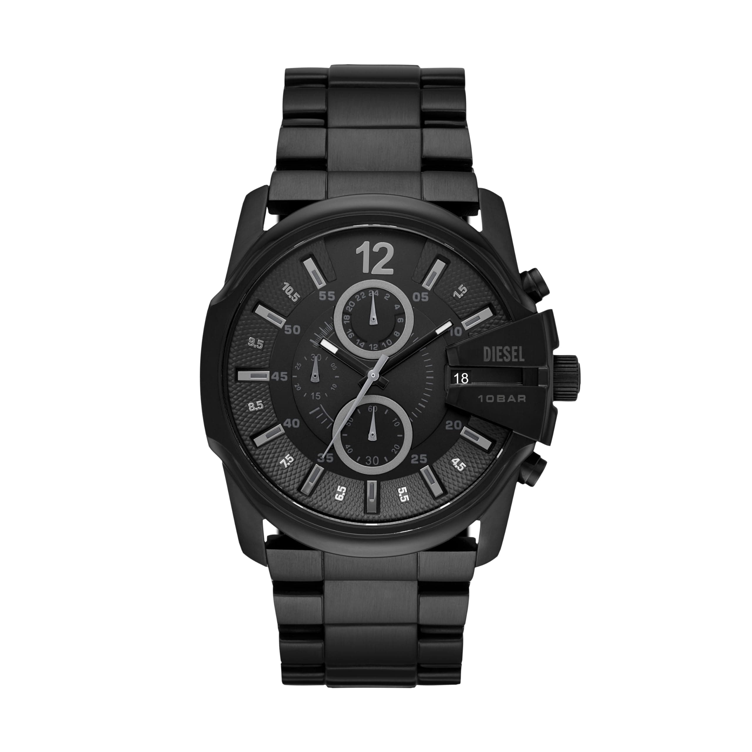 Master Chief Watch for Men, Stainless Steel Three-Hand Analog Men's Watch
