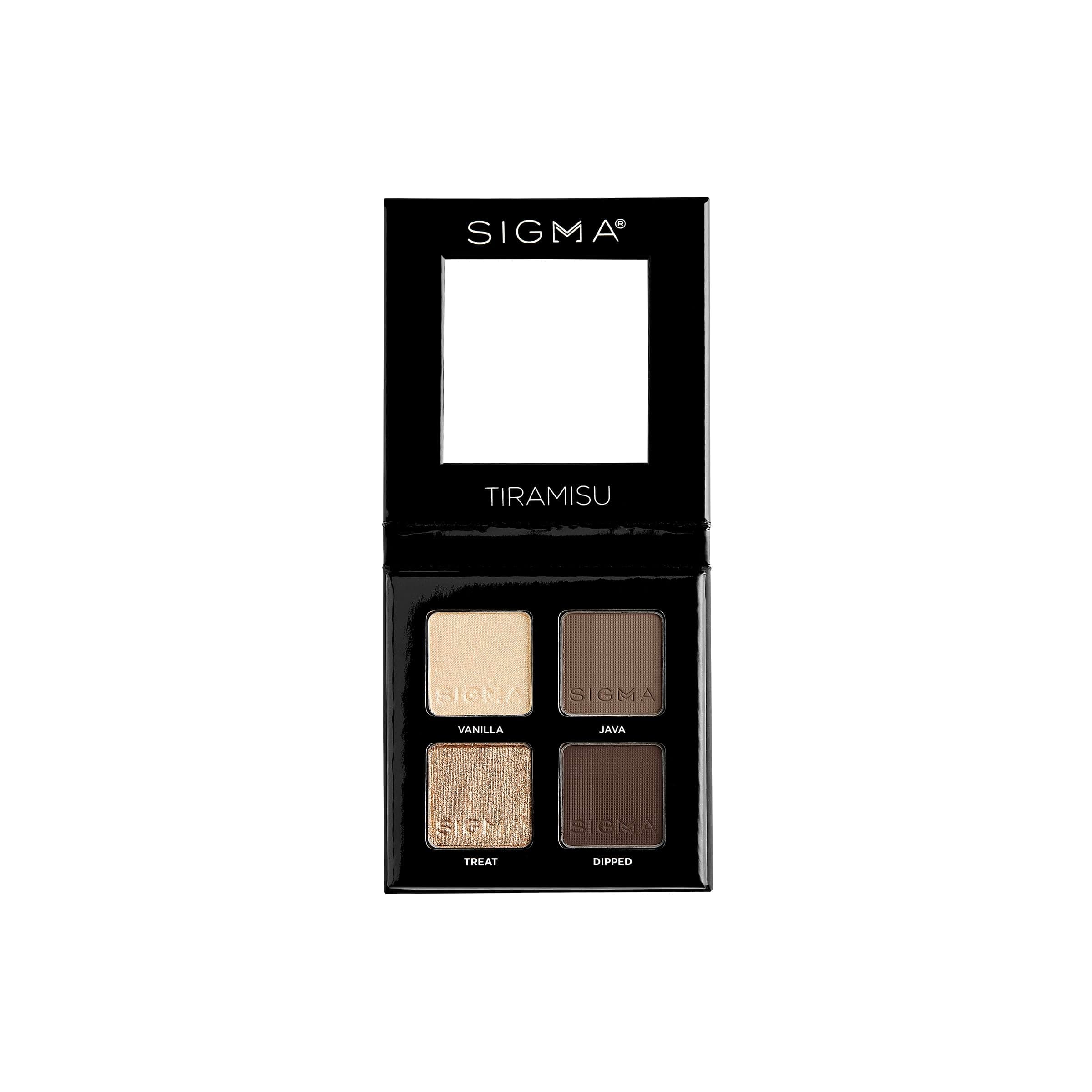 Quad Eyeshadow Palette – Makeup Eyeshadow Quad with a Buttery Soft Formula and Buildable, Blendable Shades for a Flawless Eye Look, Designed for All Day Wear (Tiramisu)