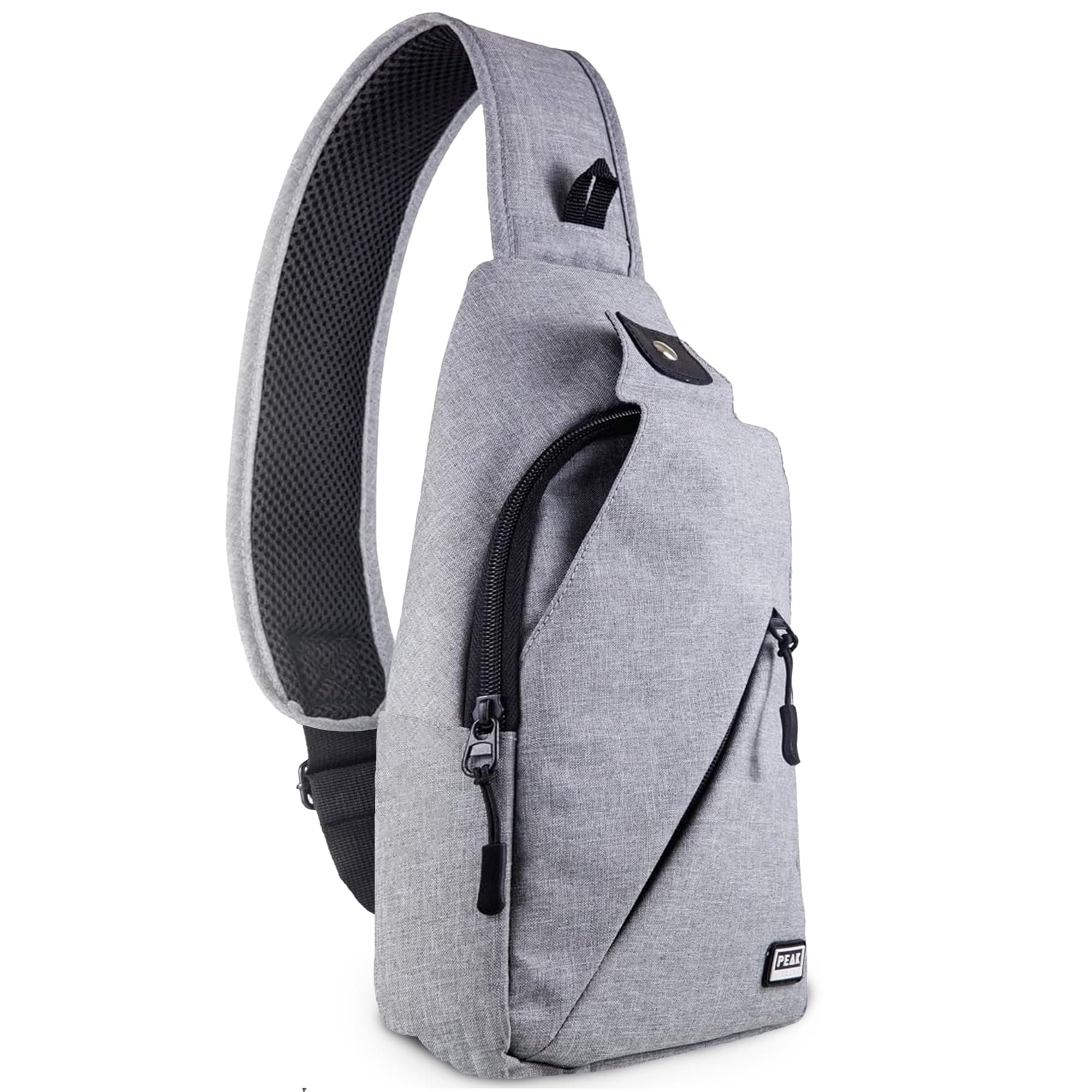 Travel Sling Bag. Compact Crossbody Bag | Lighter and Smaller than a Backpack | Lifetime Lost & Found ID Tag
