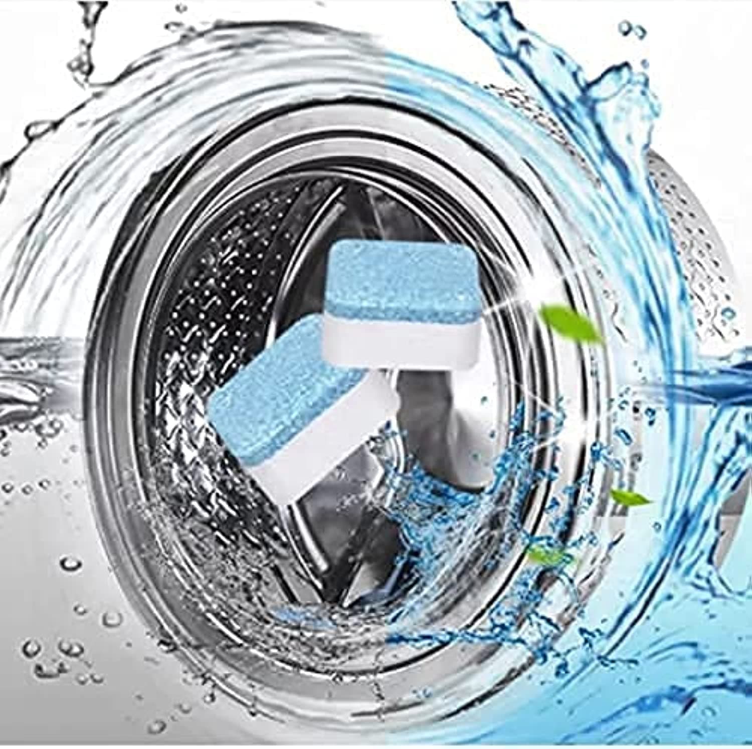 washing machine cleaner, 12 x strong antibacterial cleaning tablets. Removes bad odours whilst sterilising and disinfecting your washing machine.