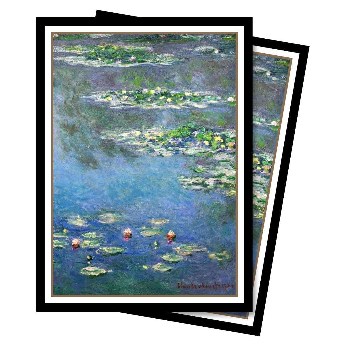 Ultra Pro Fine Art Series Water Lilies Standard (Magic) Deck Protector Sleeves (65 Count Pack)