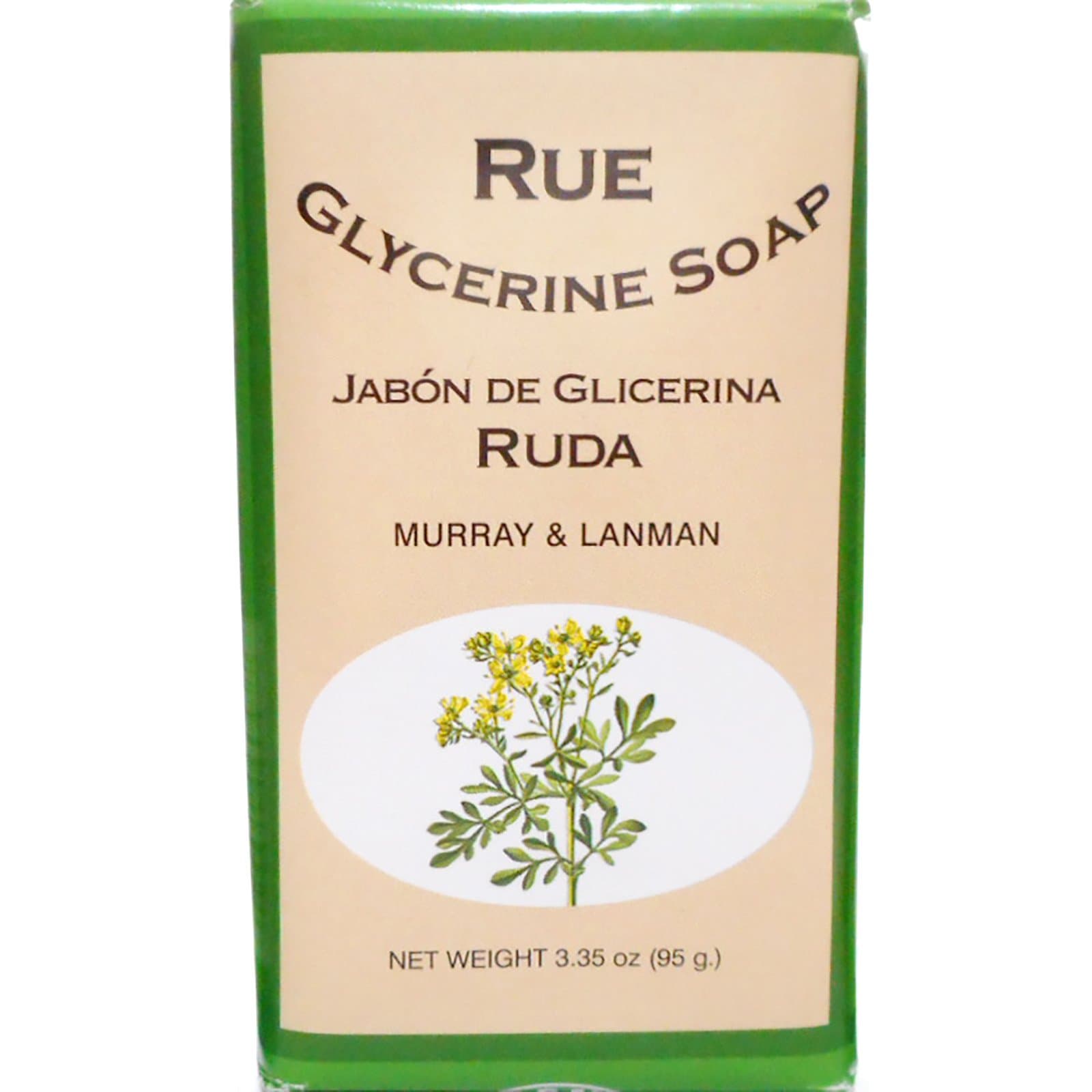 Rude & Gliceryn Soap 3.3 oz - Jabon de Ruda y Glicerina (Pack of 1)