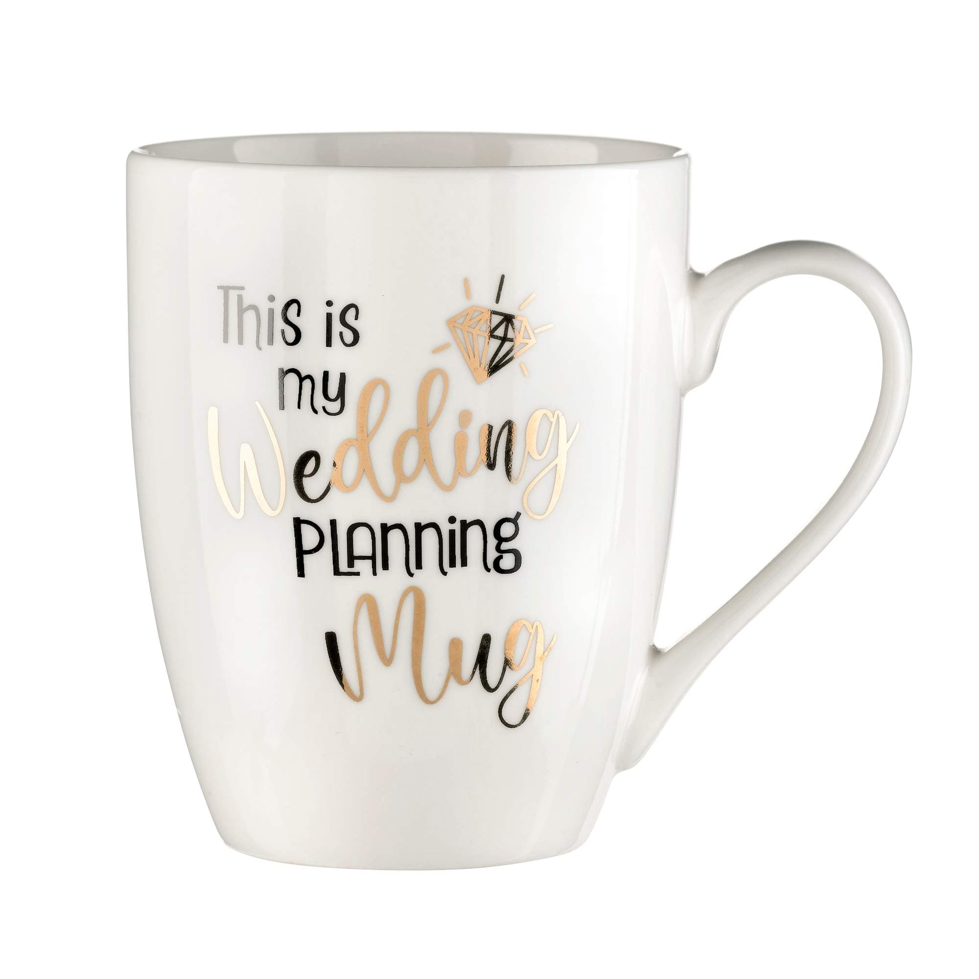 Lillian Rose Wedding Planning Coffee Mug, 4", Cream (CM100 WP)
