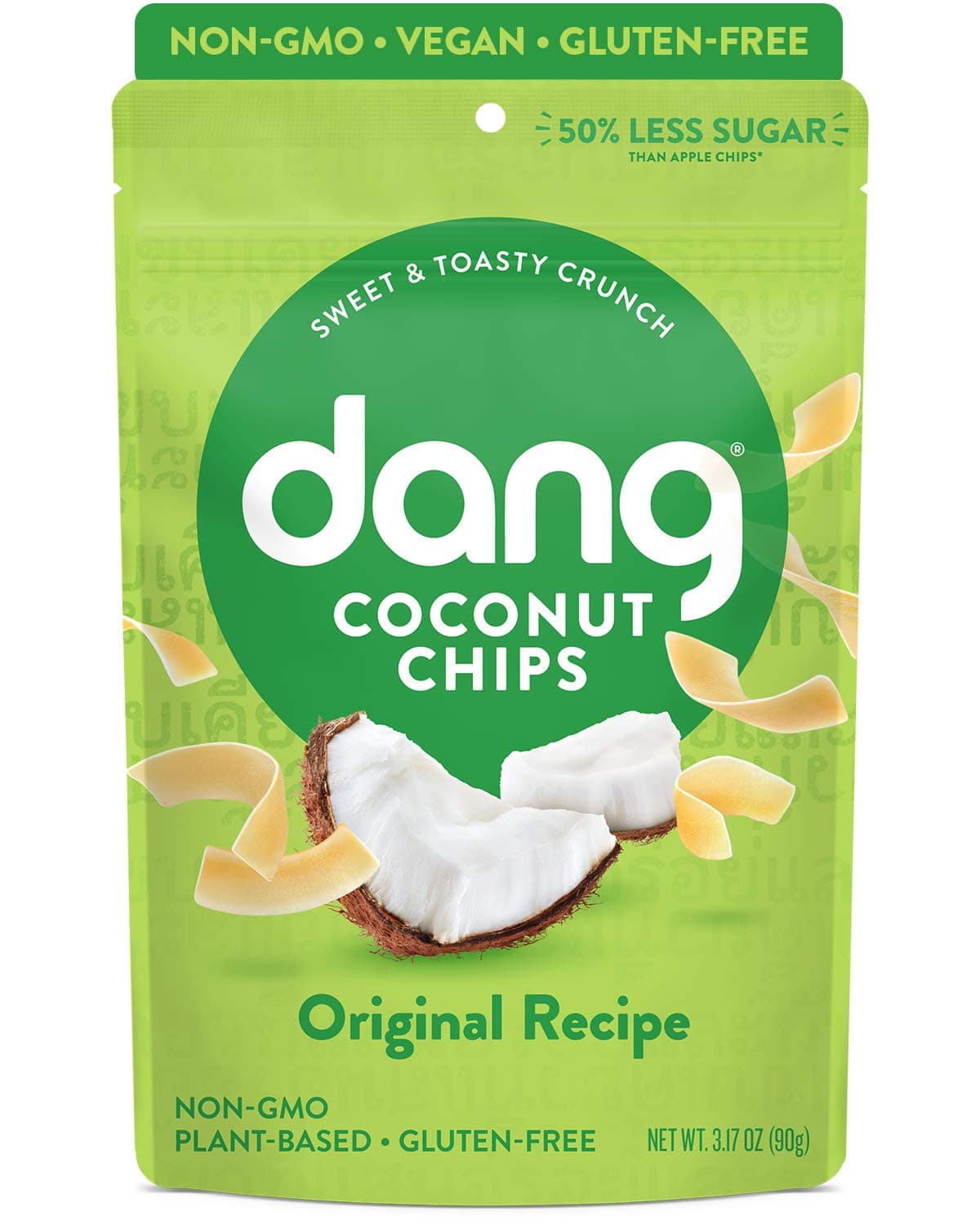 Dang Foods LLC, Coconut Chips, 3.17 oz (90 g)