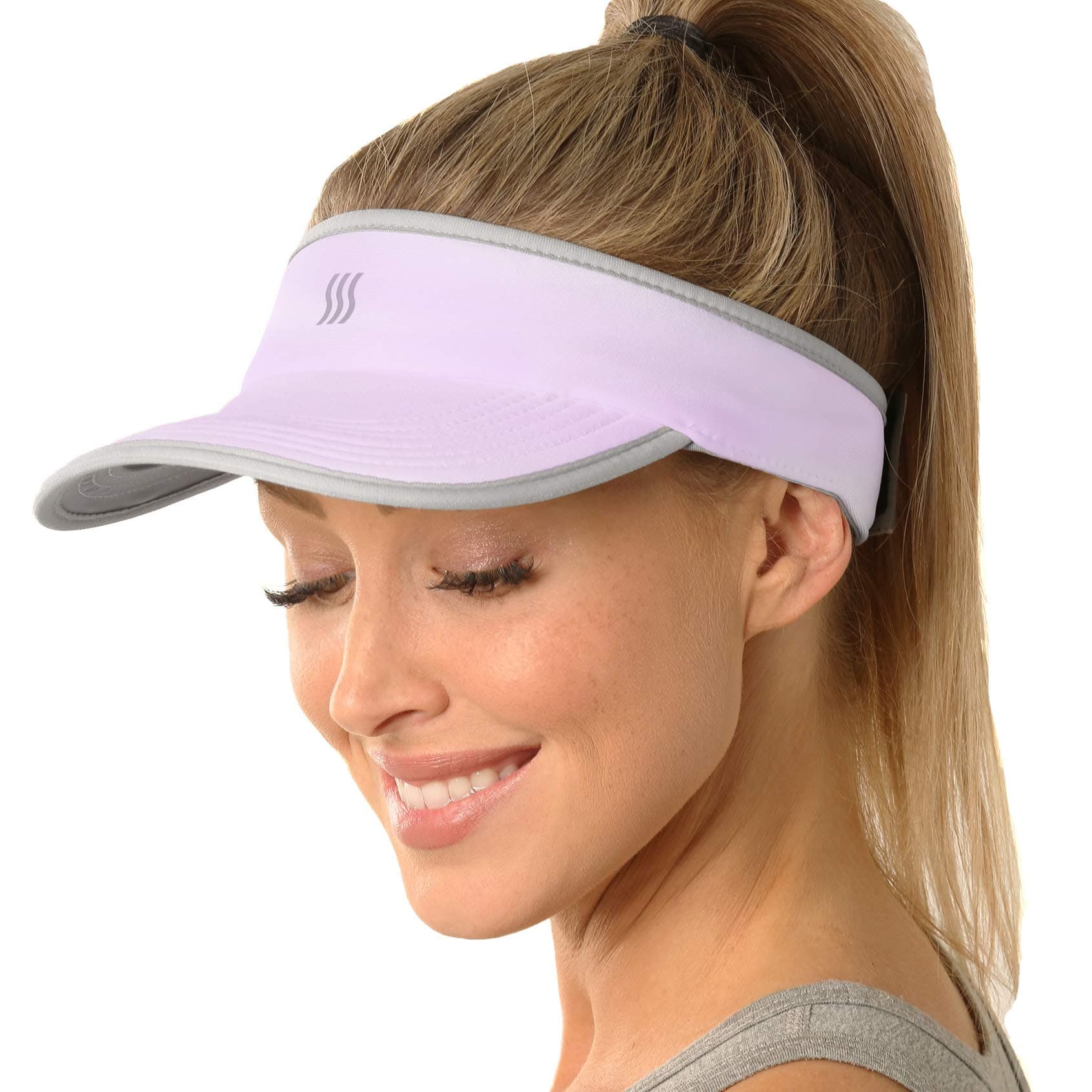Sport Visor for Women. Sweat‑Wicking Visor for Running, Pickleball, Tennis & Golf. Lightweight & Adjustable Fit