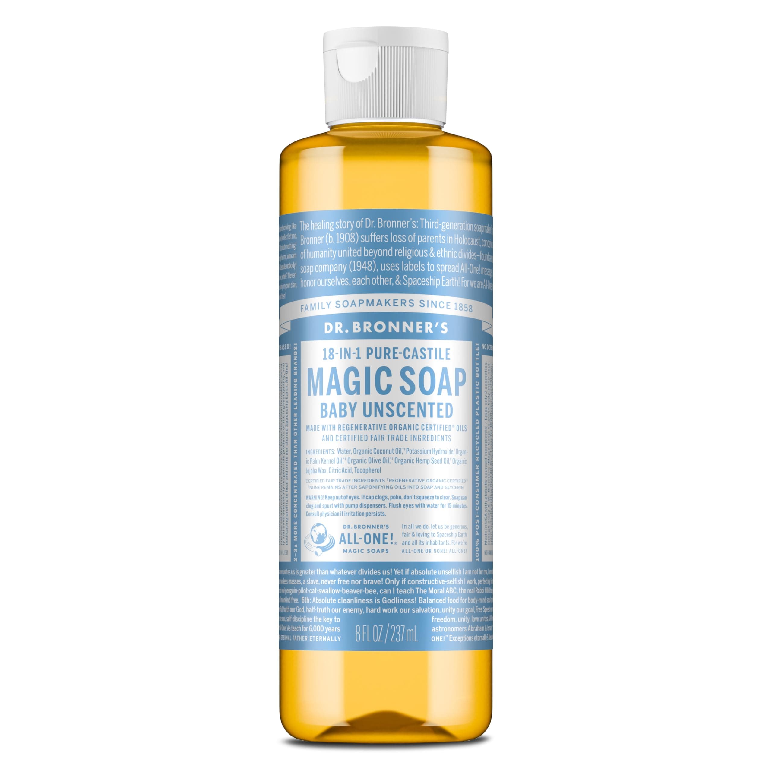 Magic Pure-Castile Soap Organic Baby Mild - 8 oz