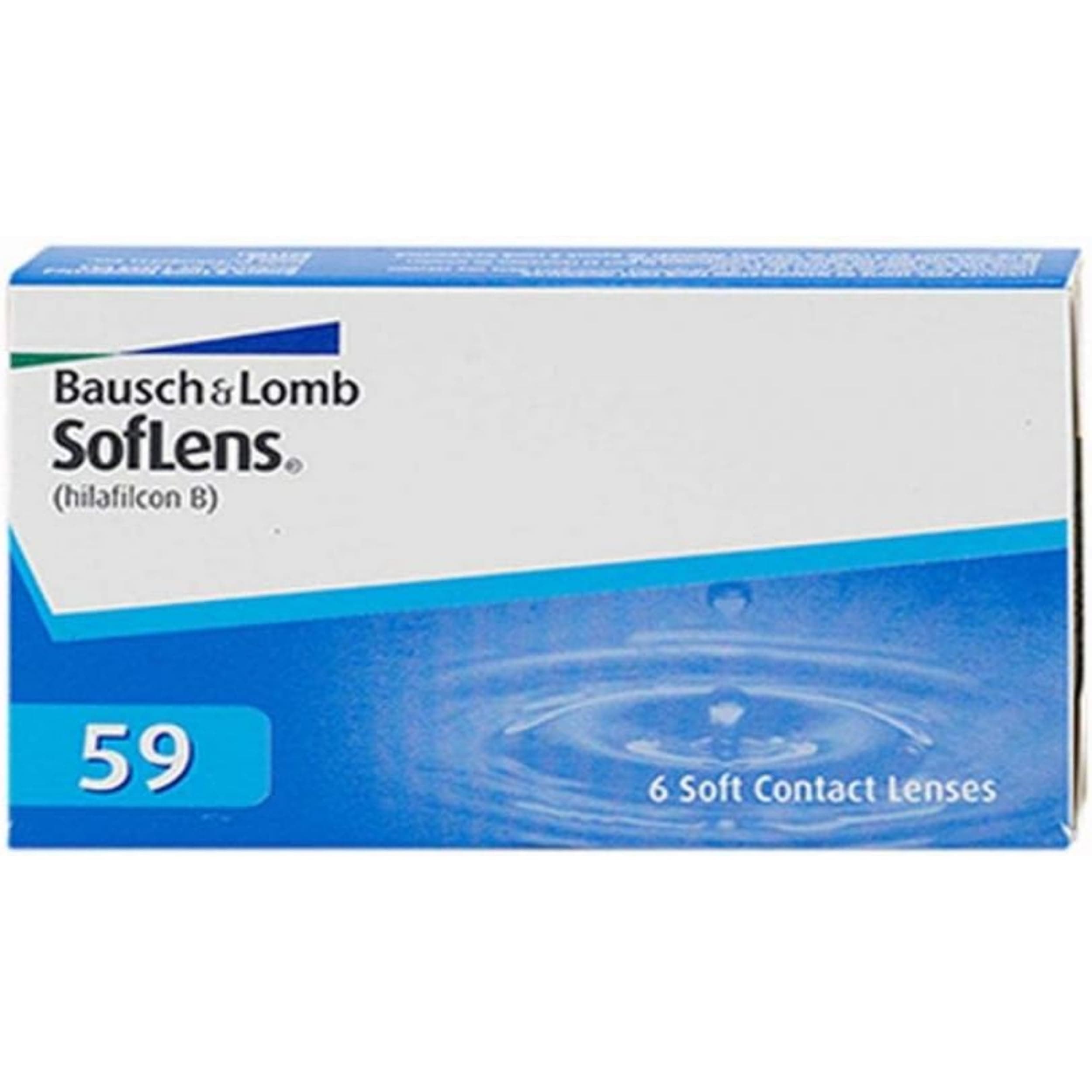 & LombSoflens 59 RX 6 Pack Contact Lenses Power, -2.25