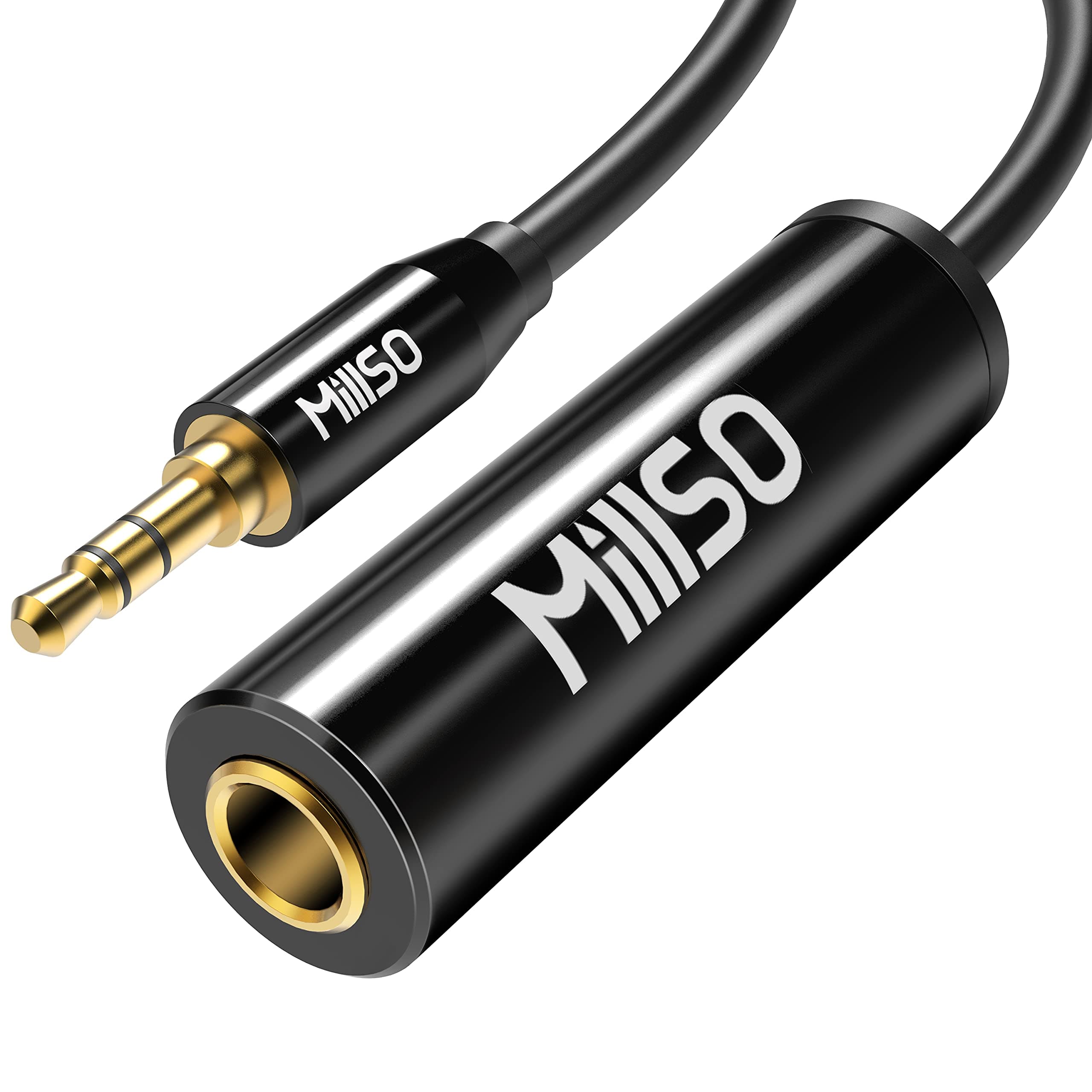 MillSO 1/4 Female to 3.5mm Male Headphone Adapter