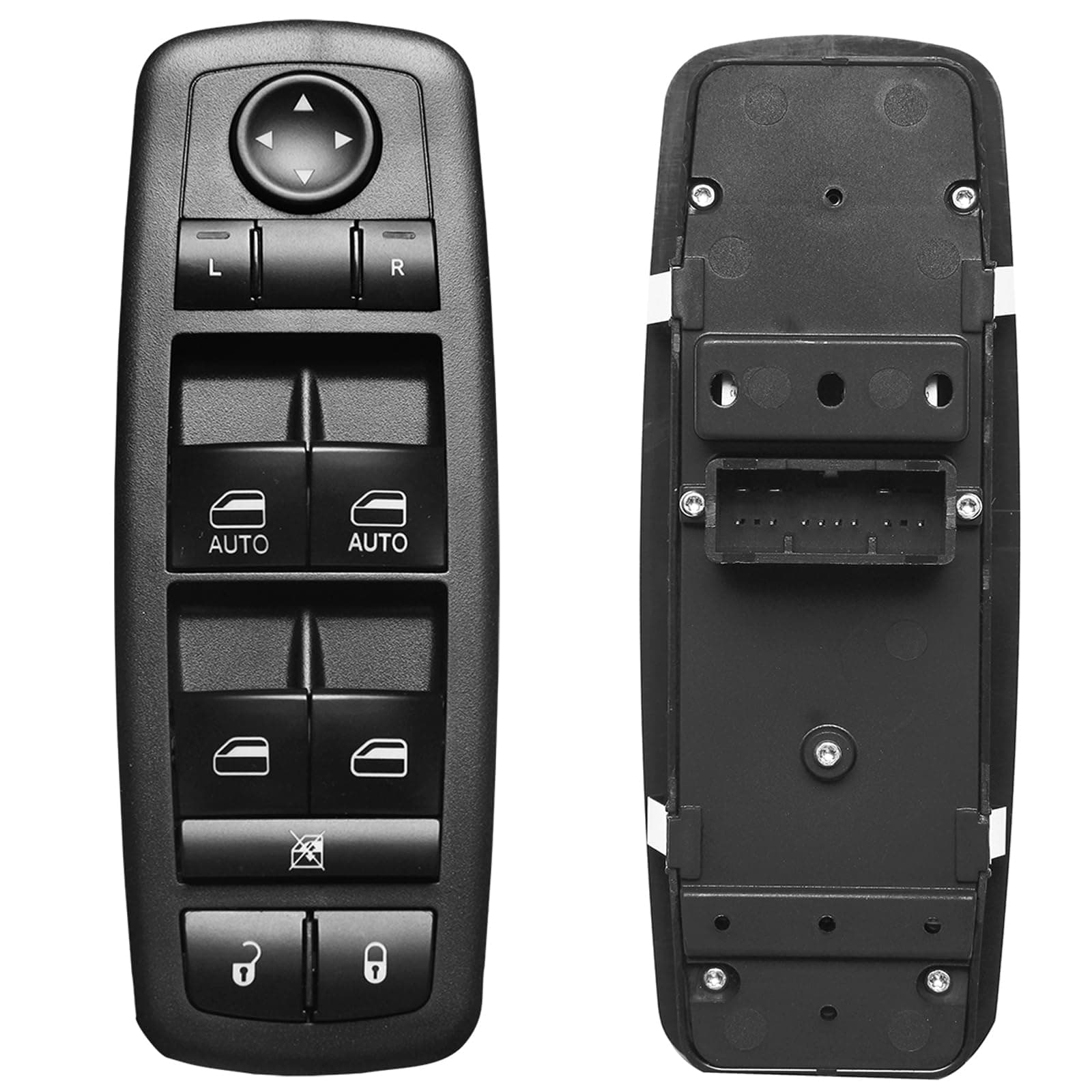 Master Power Window Switch Driver Side Front Left Door Control Button,Fits 2016–2022 Ram 1500 2500 3500,2011–2019 Dodge Charger,2011-2020 Chrysler 200 300, | Replaces 68139805AB,68139805AA,56046823AE