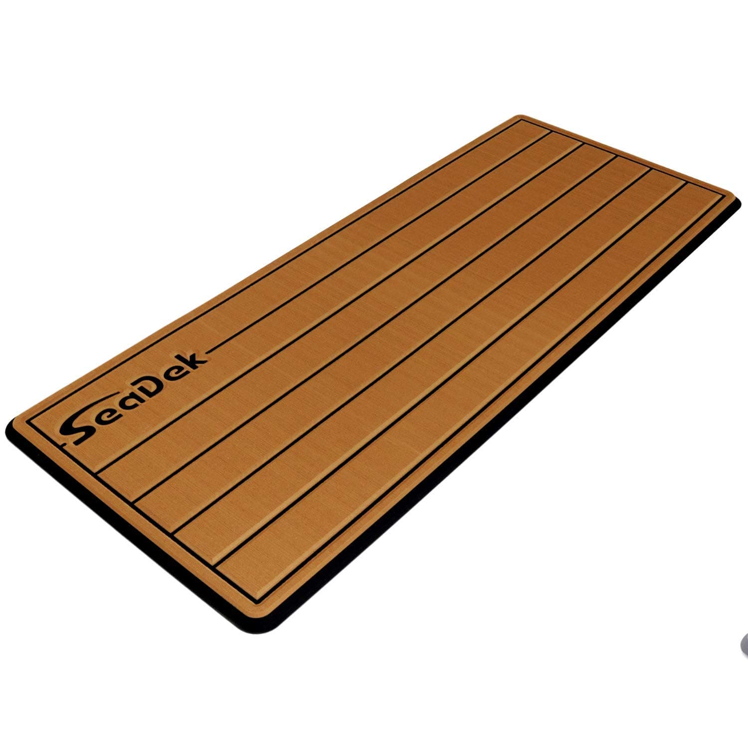SeaDek 13mm Foam | Teak Anti- Fatigue Helm Station Pad | Non Slip Boat Standing Mat | 3M Adhesive Backing