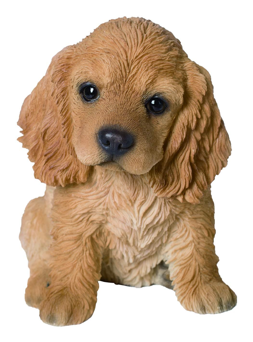 M.E.G Cards & GiftsVivid Arts - Pet Pals Golden Cocker Spaniel Puppy Home or Garden Decoration (PP-COSP-F)