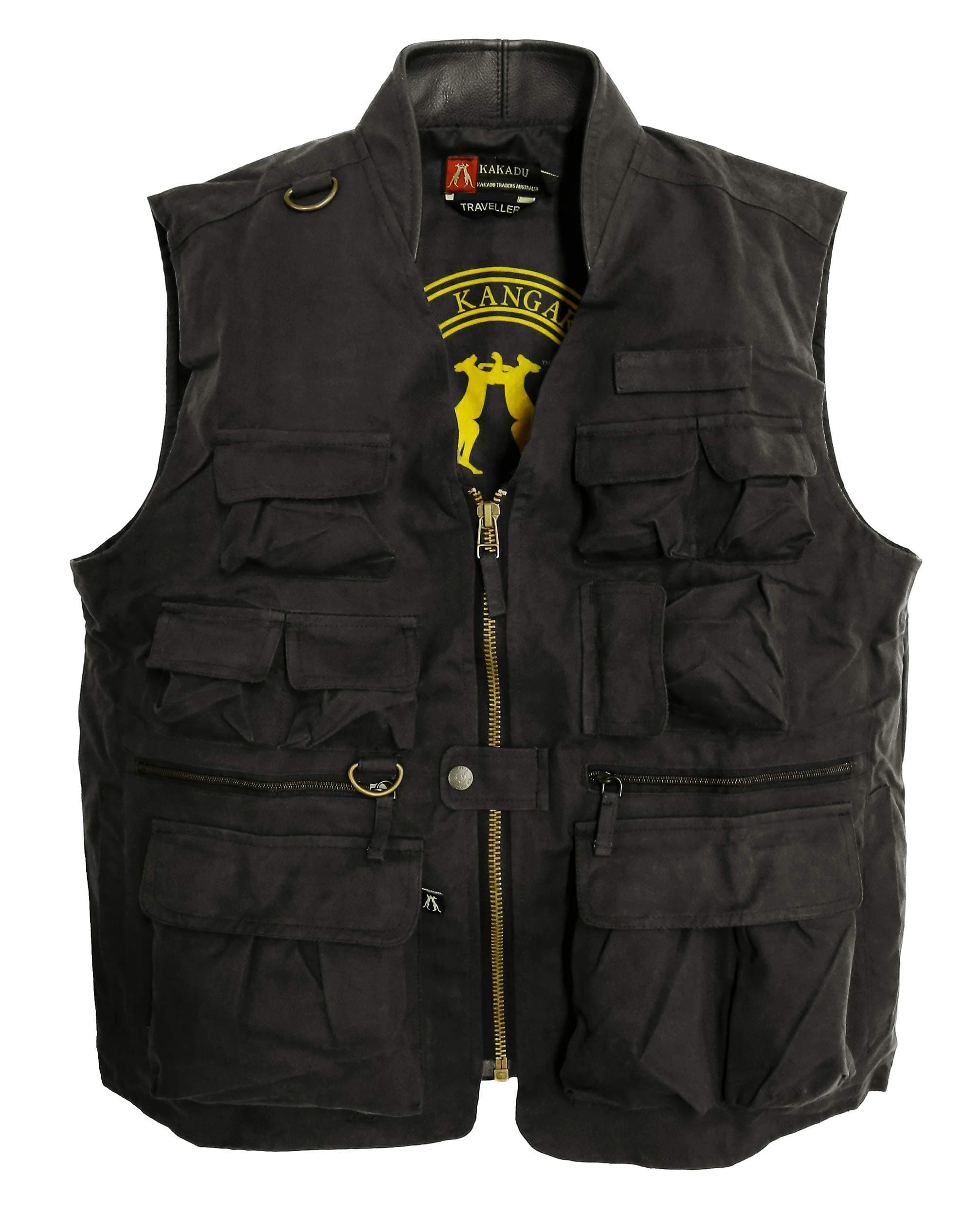 Australia Traveller Oilskin Vest 4V14